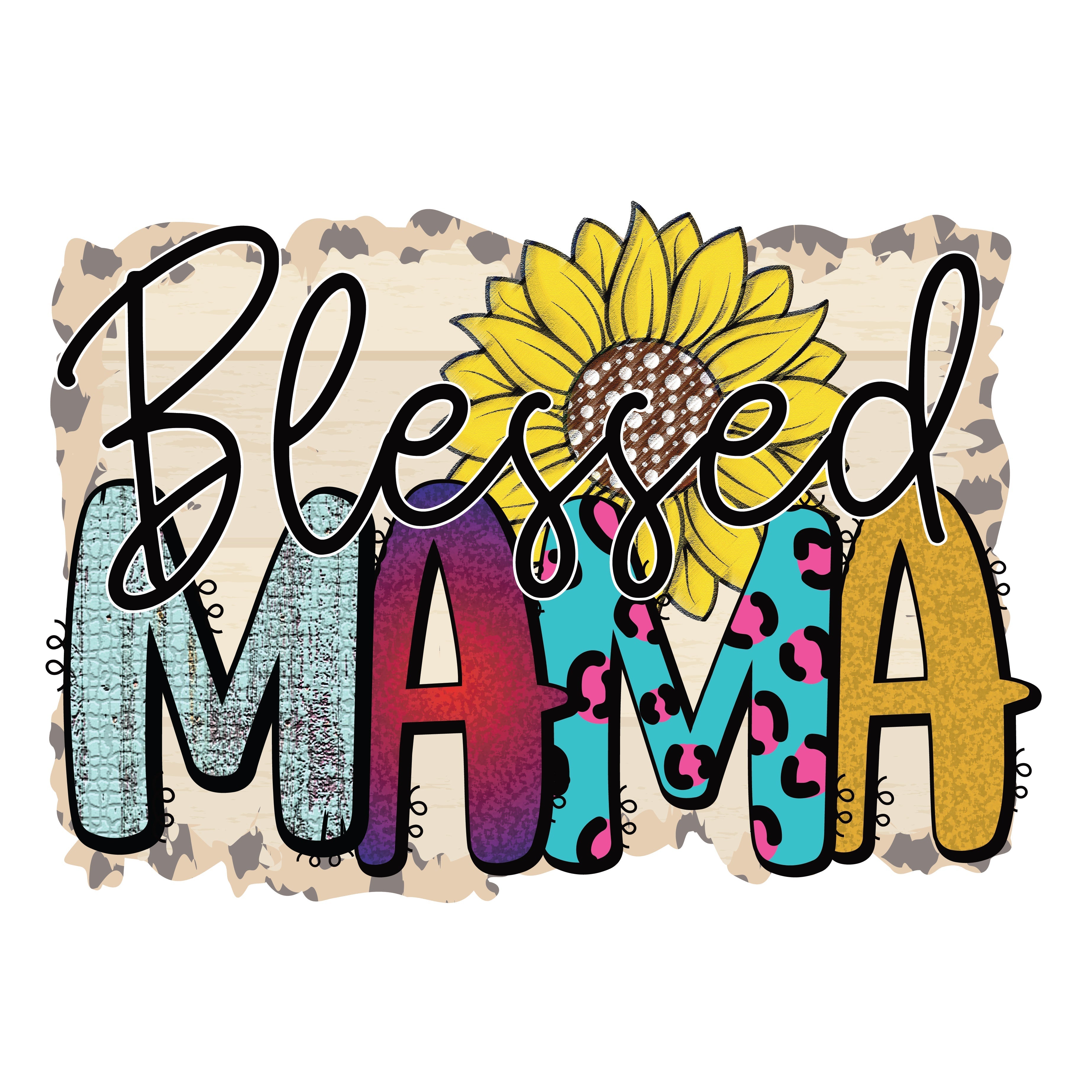 Sublimation Prints - Blessed Mama - The Vinyl Haus Main image
