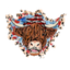 Sublimation Prints -Patriotic Highland Cow - The Vinyl Haus