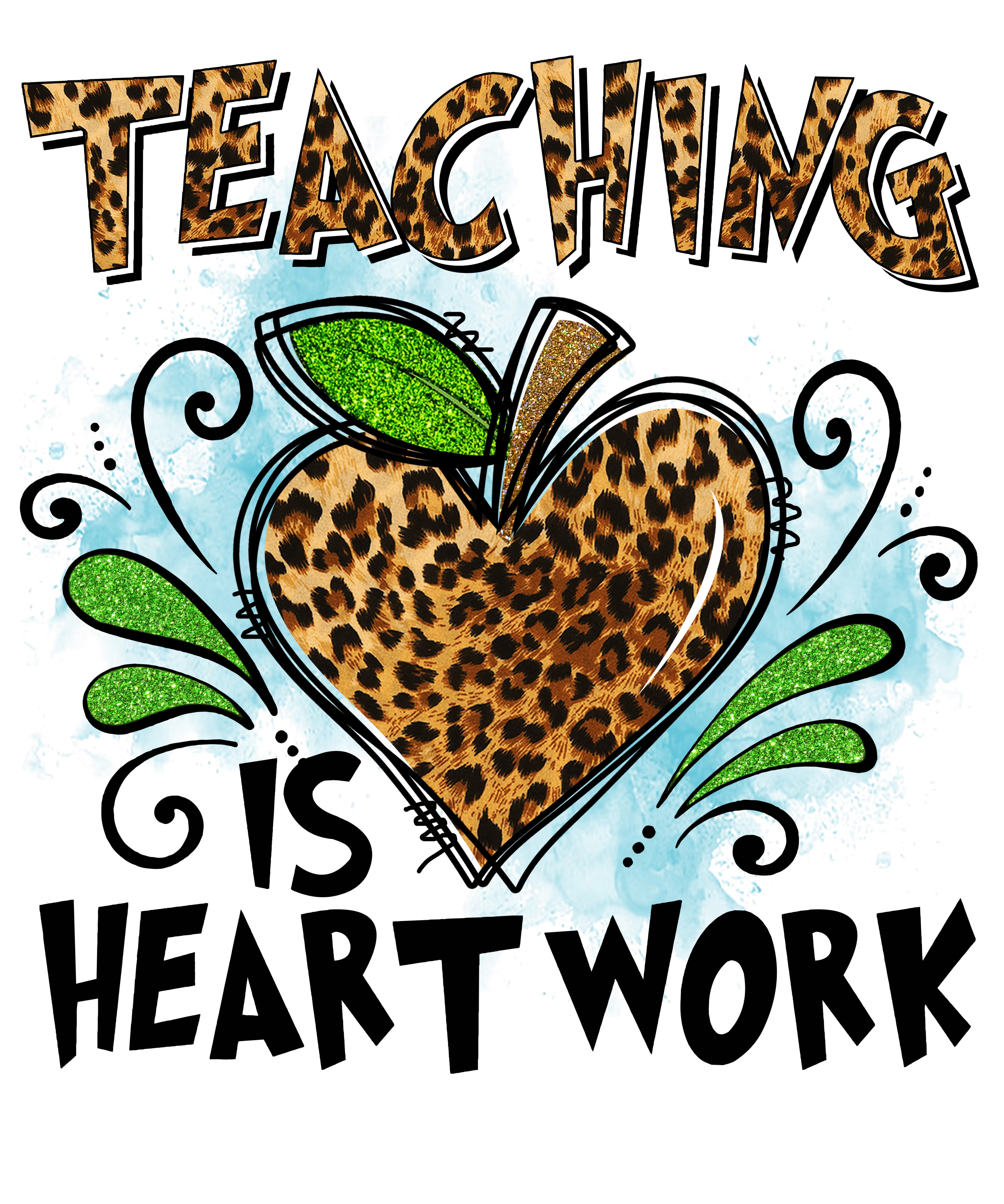 Sublimation Prints - Heart Work - The Vinyl Haus