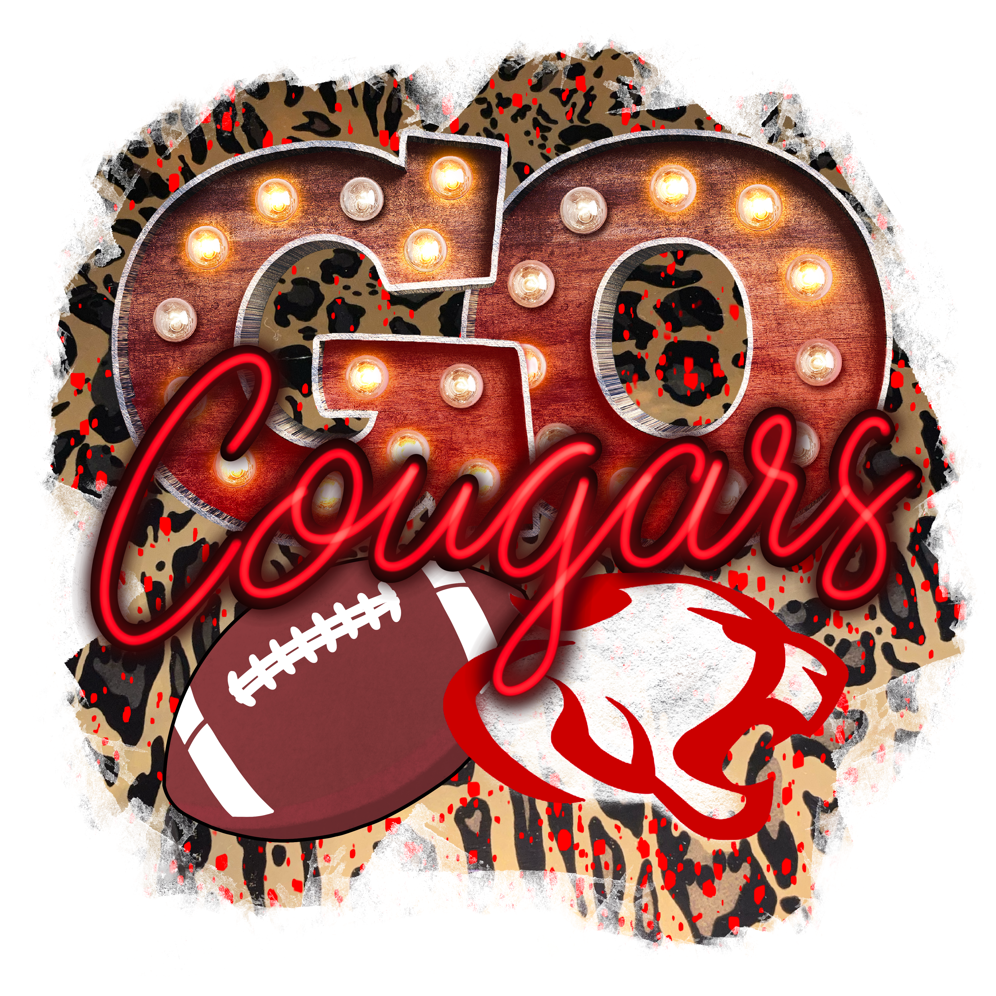 Sublimation Prints - Go Cougars - The Vinyl Haus Main image