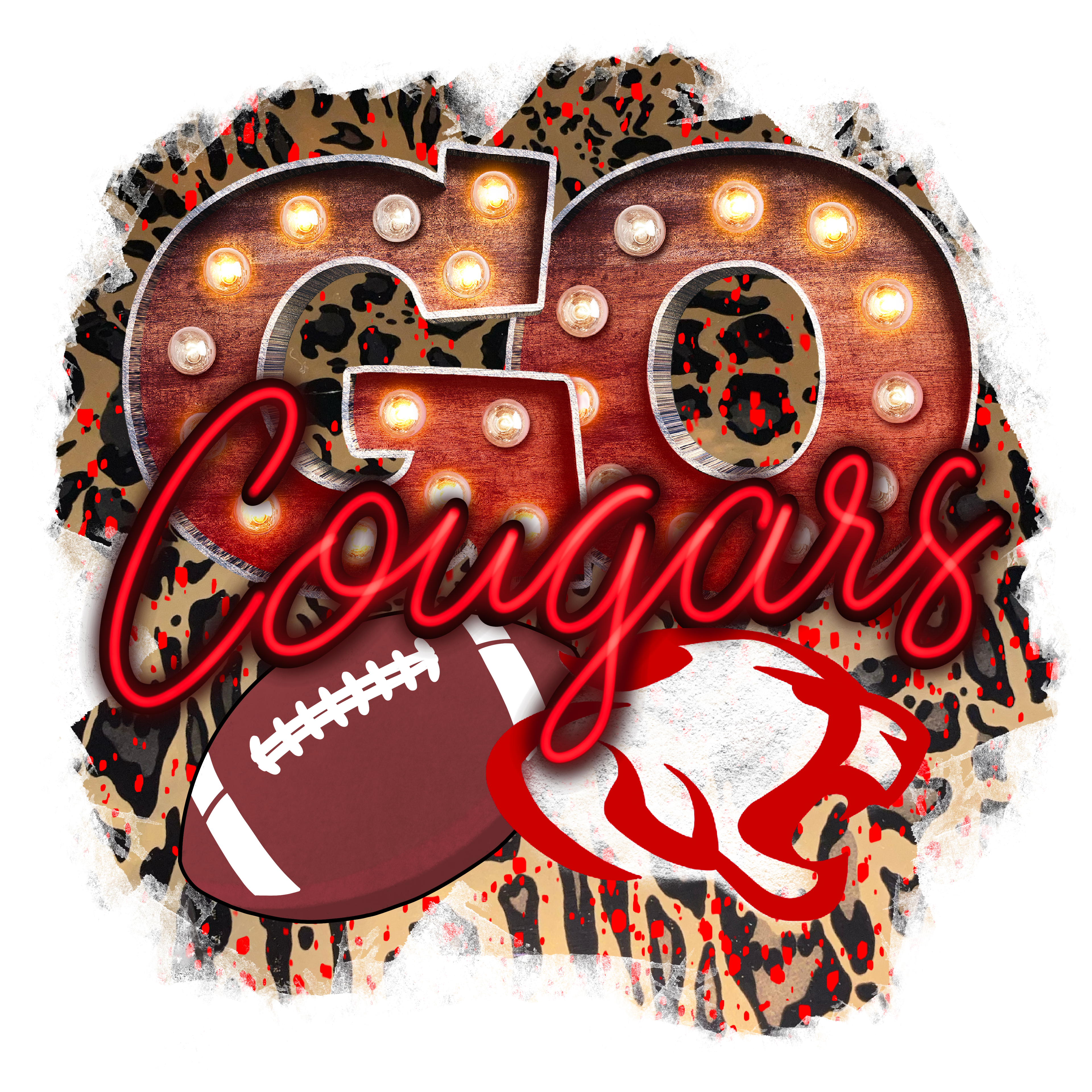 Sublimation Prints - Go Cougars - The Vinyl Haus