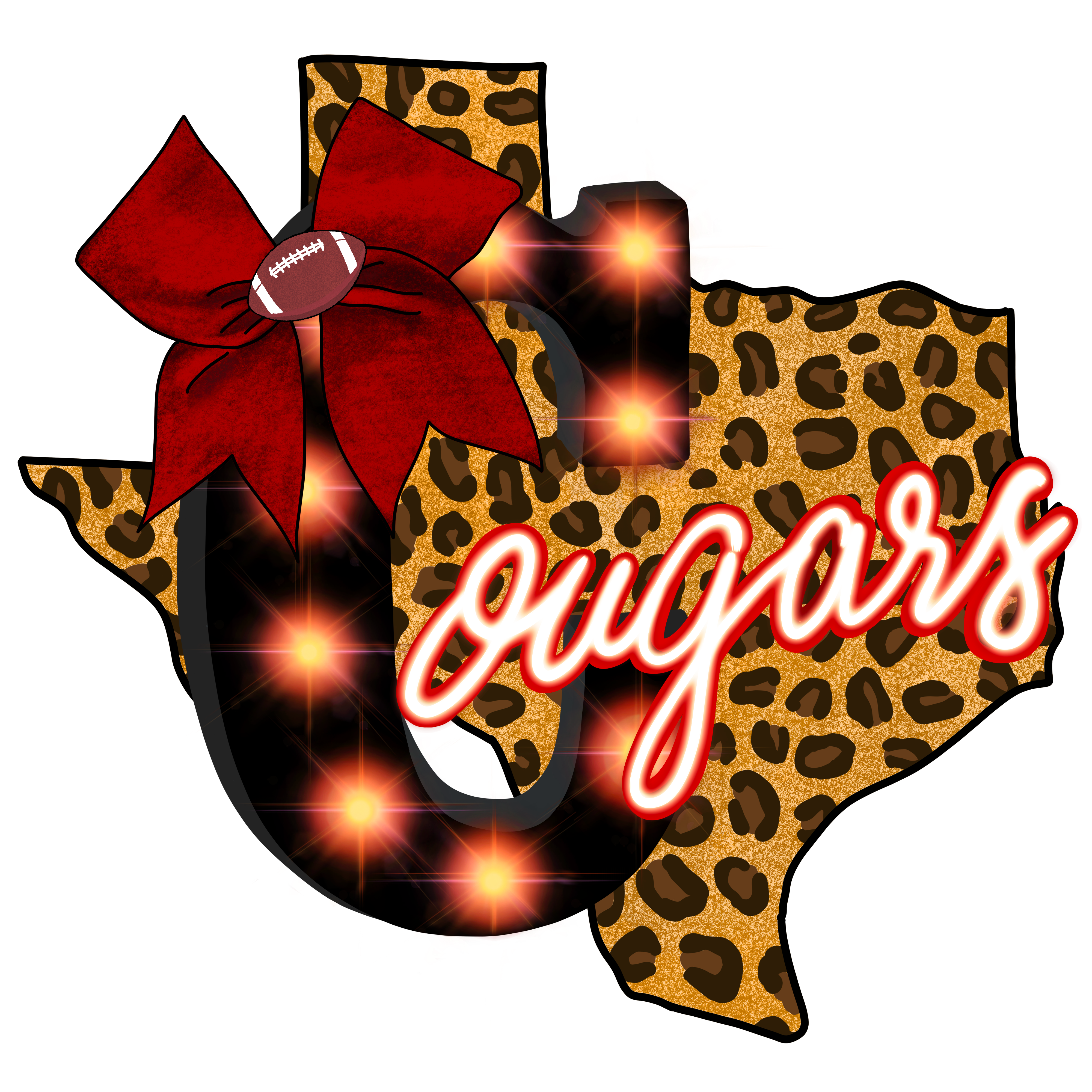 Sublimation Prints - Texas Cougars - The Vinyl Haus Main image