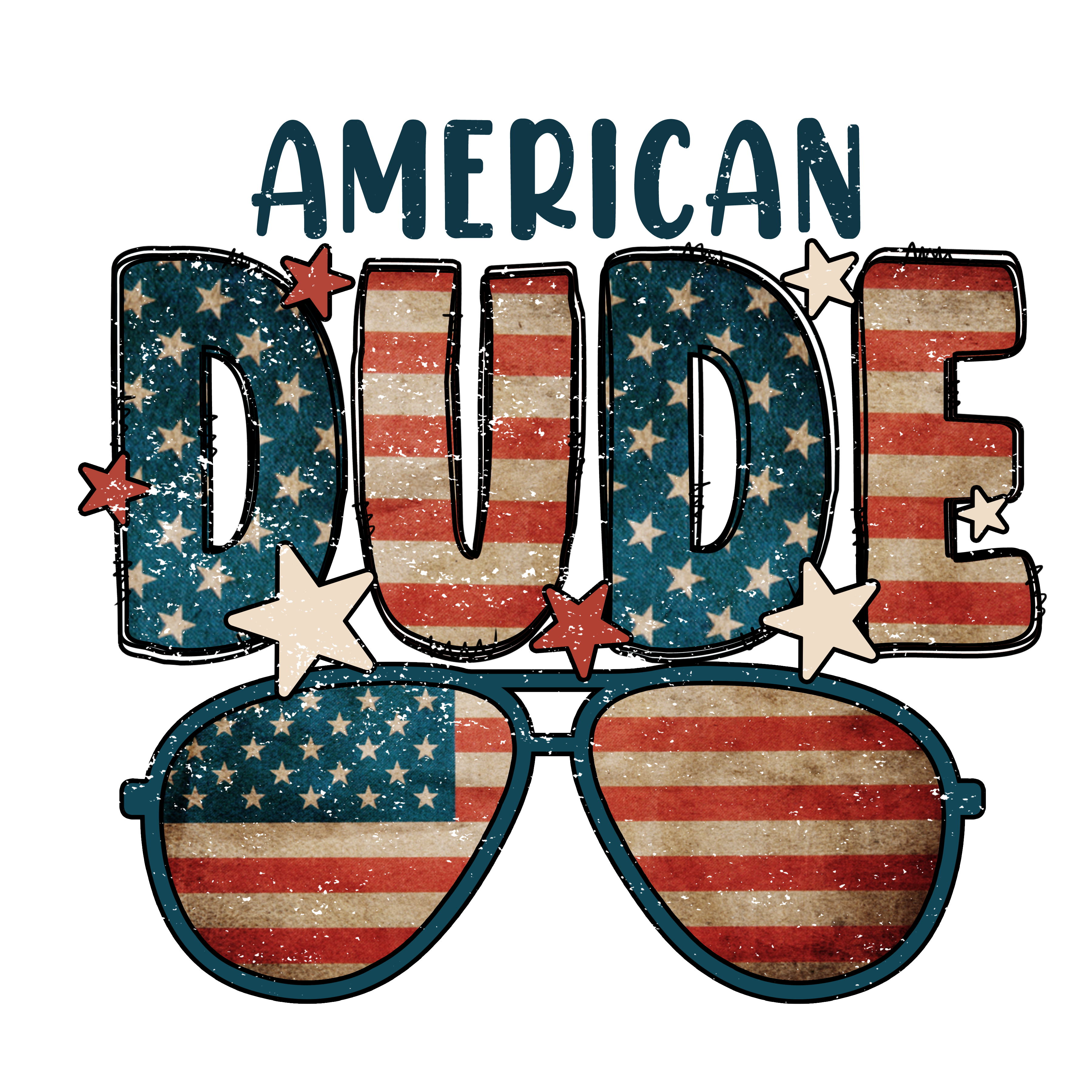 Sublimation Prints - American Dude - The Vinyl Haus Main image