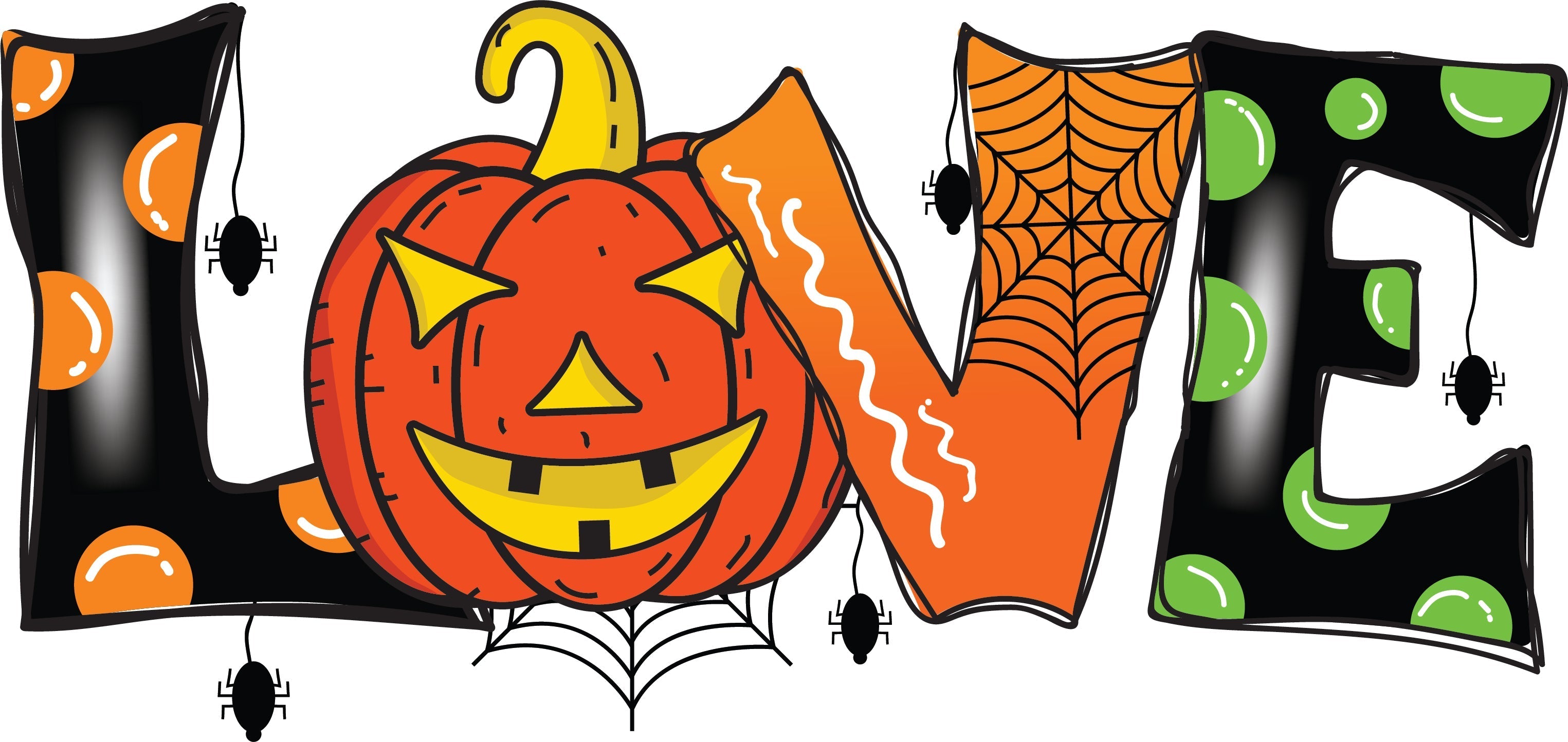 Sublimation Prints - Spooky LOVE - The Vinyl Haus Main image