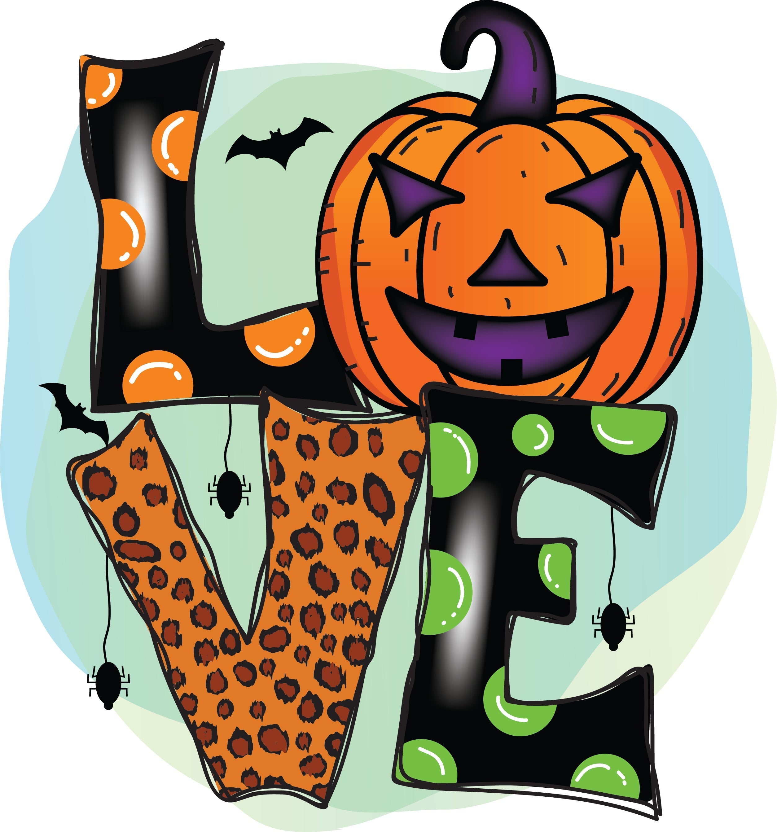 Sublimation Prints - Spooky LOVE Box - The Vinyl Haus Main image