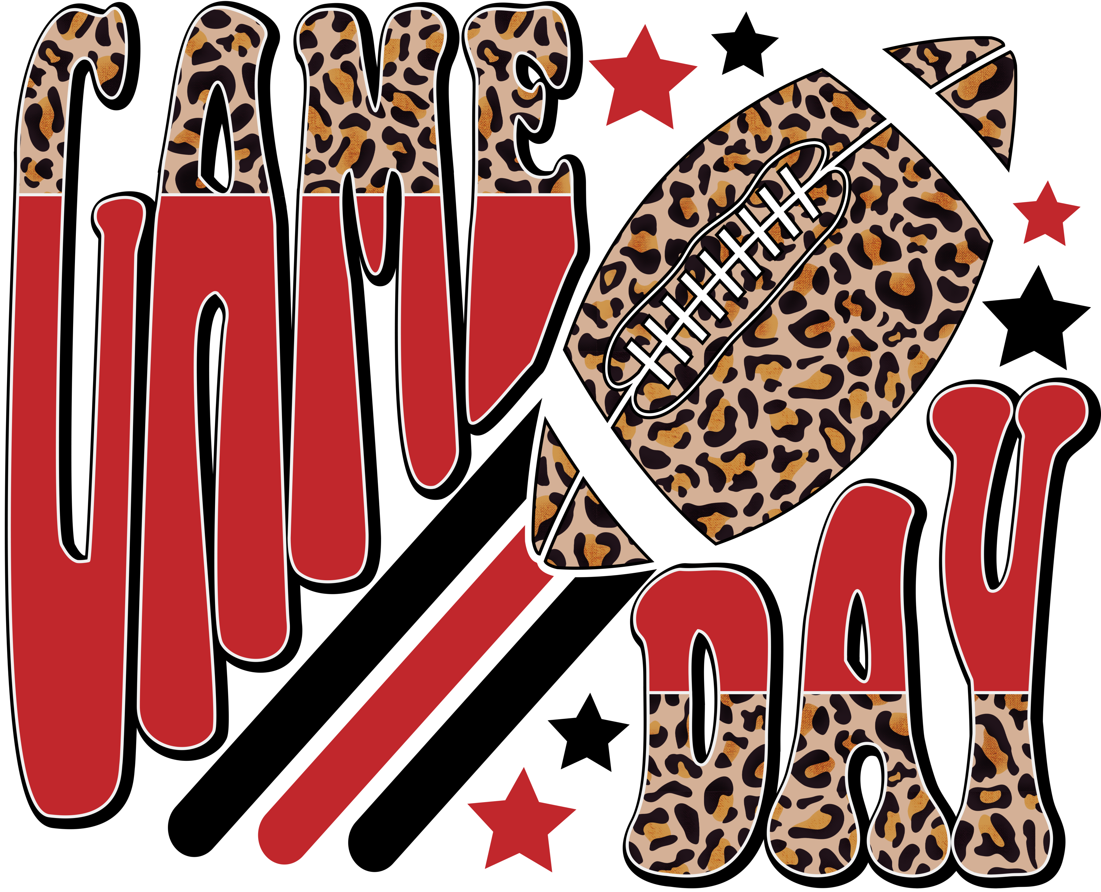 HTV Prints - Game Day Red - The Vinyl Haus