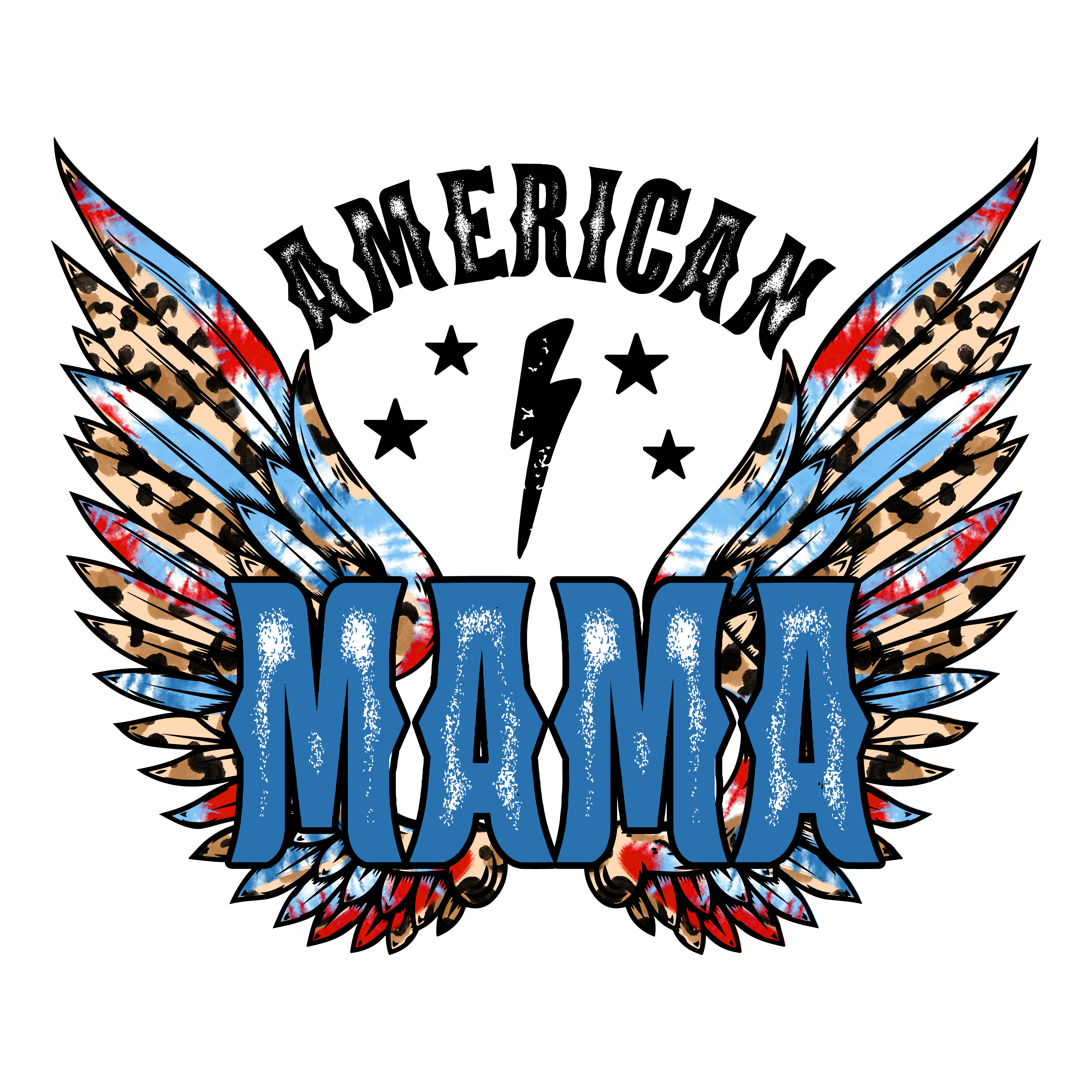 Sublimation Prints - American Mama - The Vinyl Haus Main image