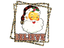 Sublimation Prints - Vintage Santa Leopard Frame - The Vinyl Haus