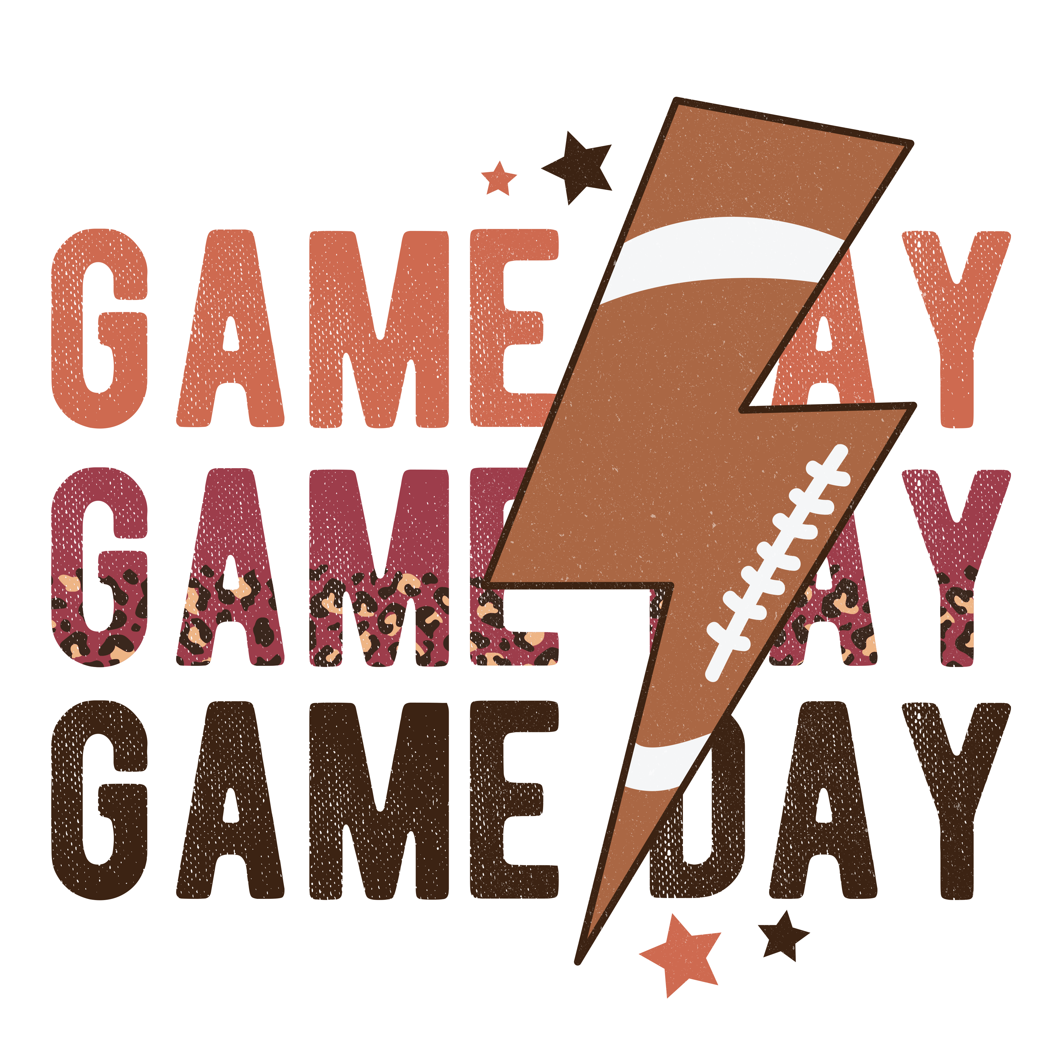 Sublimation Prints - Game Day Lightning - The Vinyl Haus Main image