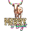 Sublimation Prints - Merry And Bright Cow - The Vinyl Haus