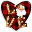 Sublimation Prints - Vintage Santa LOVE - The Vinyl Haus