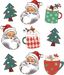 Sublimation Prints - Santa Collage - The Vinyl Haus