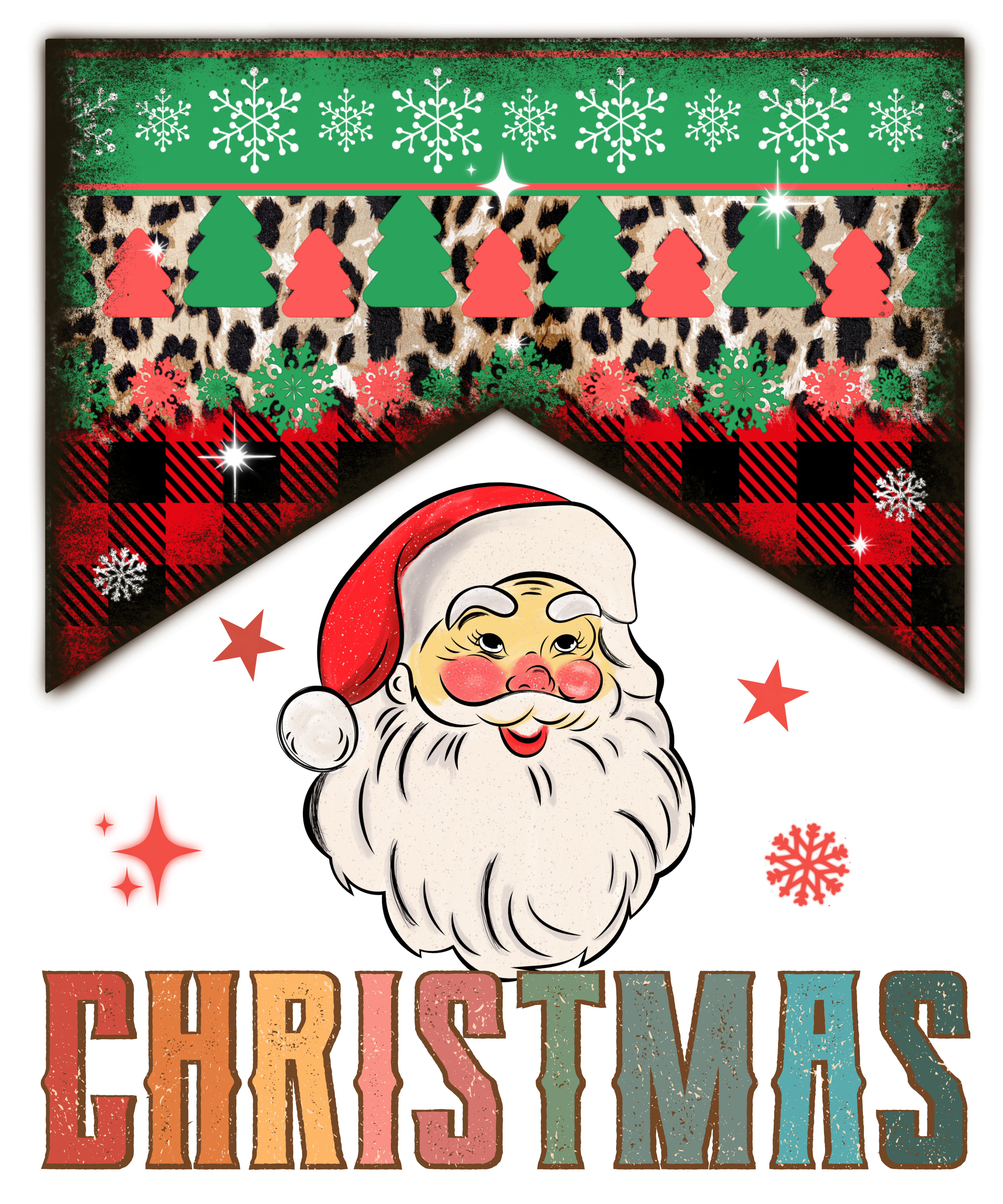 Sublimation Prints - Santa - The Vinyl Haus Main image