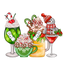 Sublimation Prints - Christmas Cocktails - The Vinyl Haus