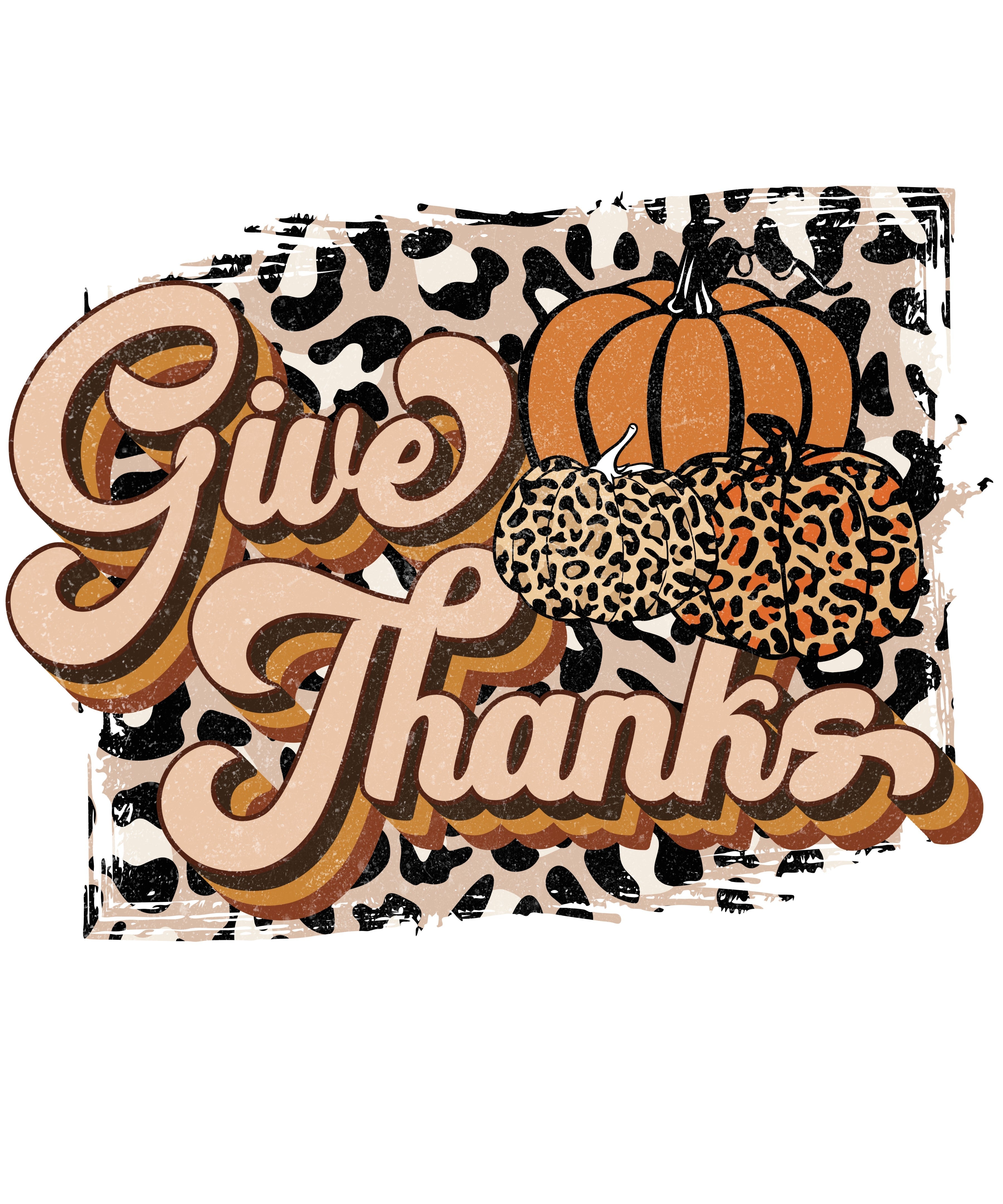 Sublimation Prints - Give Thanks - The Vinyl Haus Main image