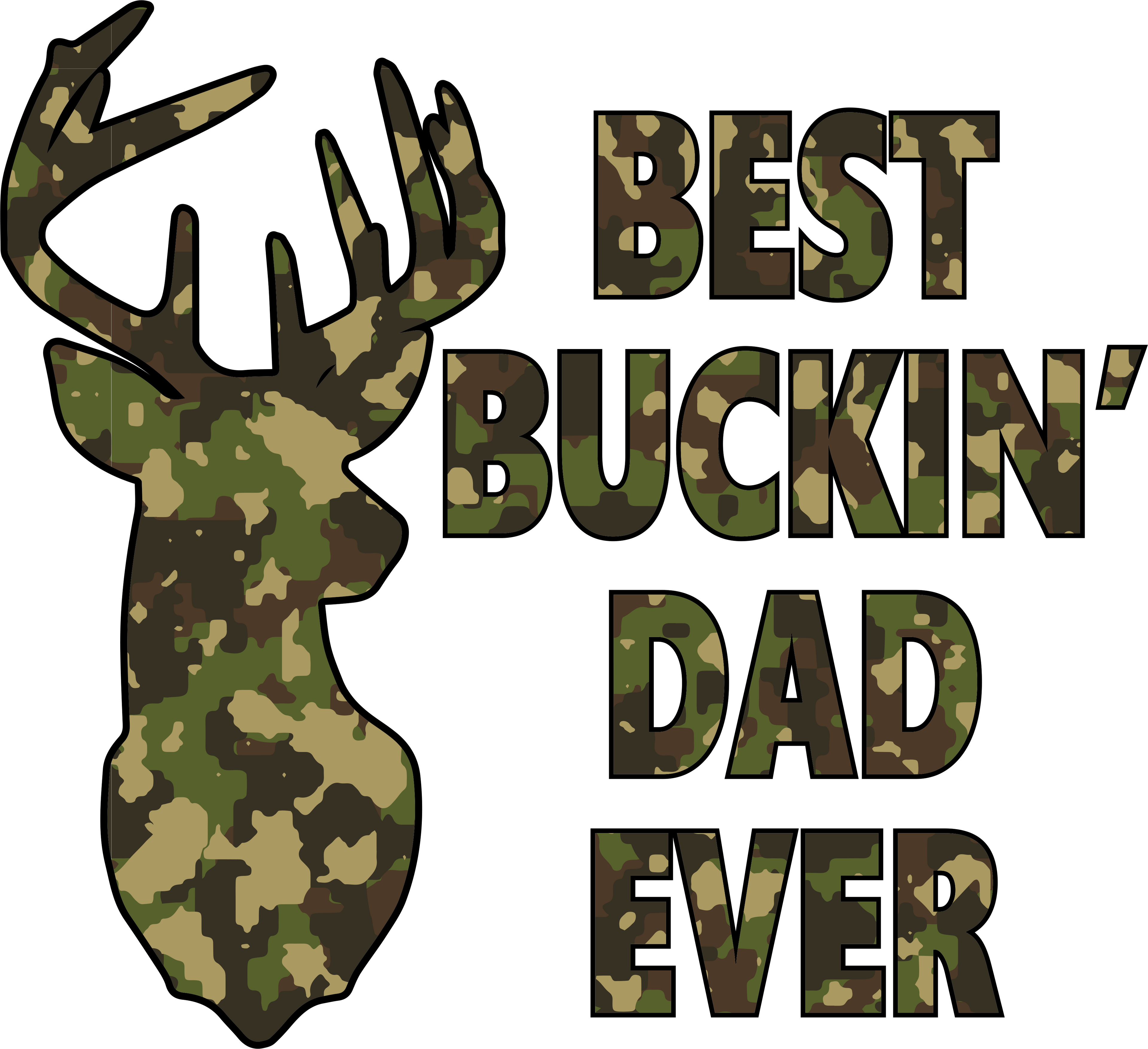 Sublimation Prints - Best Buckin' Dad - The Vinyl Haus