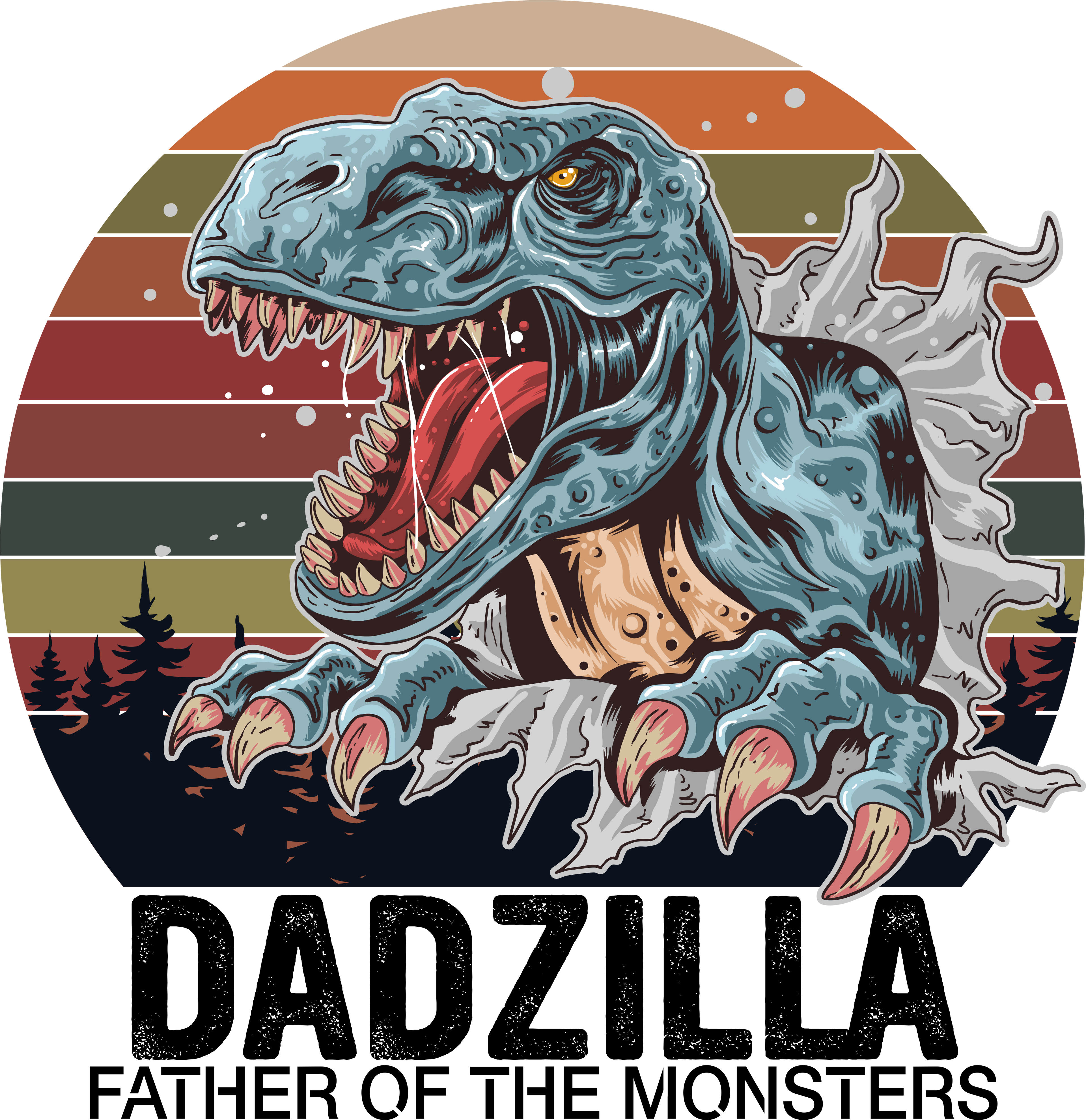 Sublimation Prints - Dadzilla - The Vinyl Haus