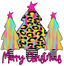 Sublimation Prints - Neon Christmas Trees - The Vinyl Haus