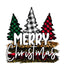Sublimation Prints - Buffalo Plaid Christmas Trees - The Vinyl Haus