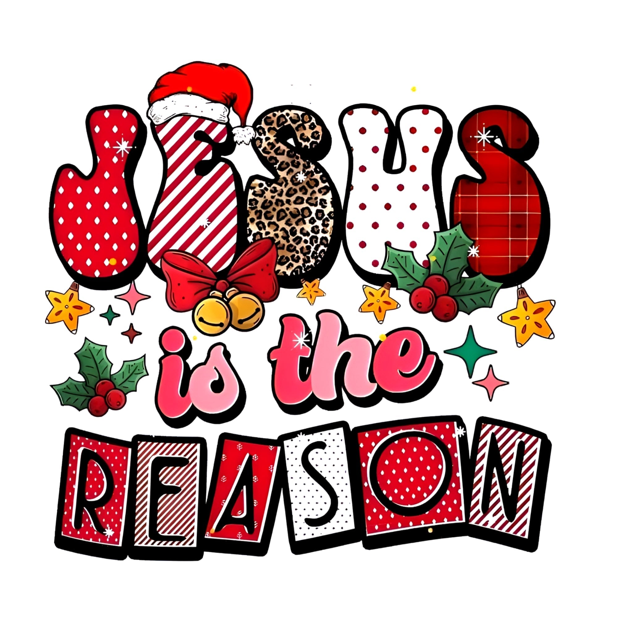 Sublimation Prints - Jesus Is the Reason For the Season - The Vinyl Haus Main image