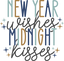 HTV Prints - New Year Wishes Midnight Kisses - The Vinyl Haus