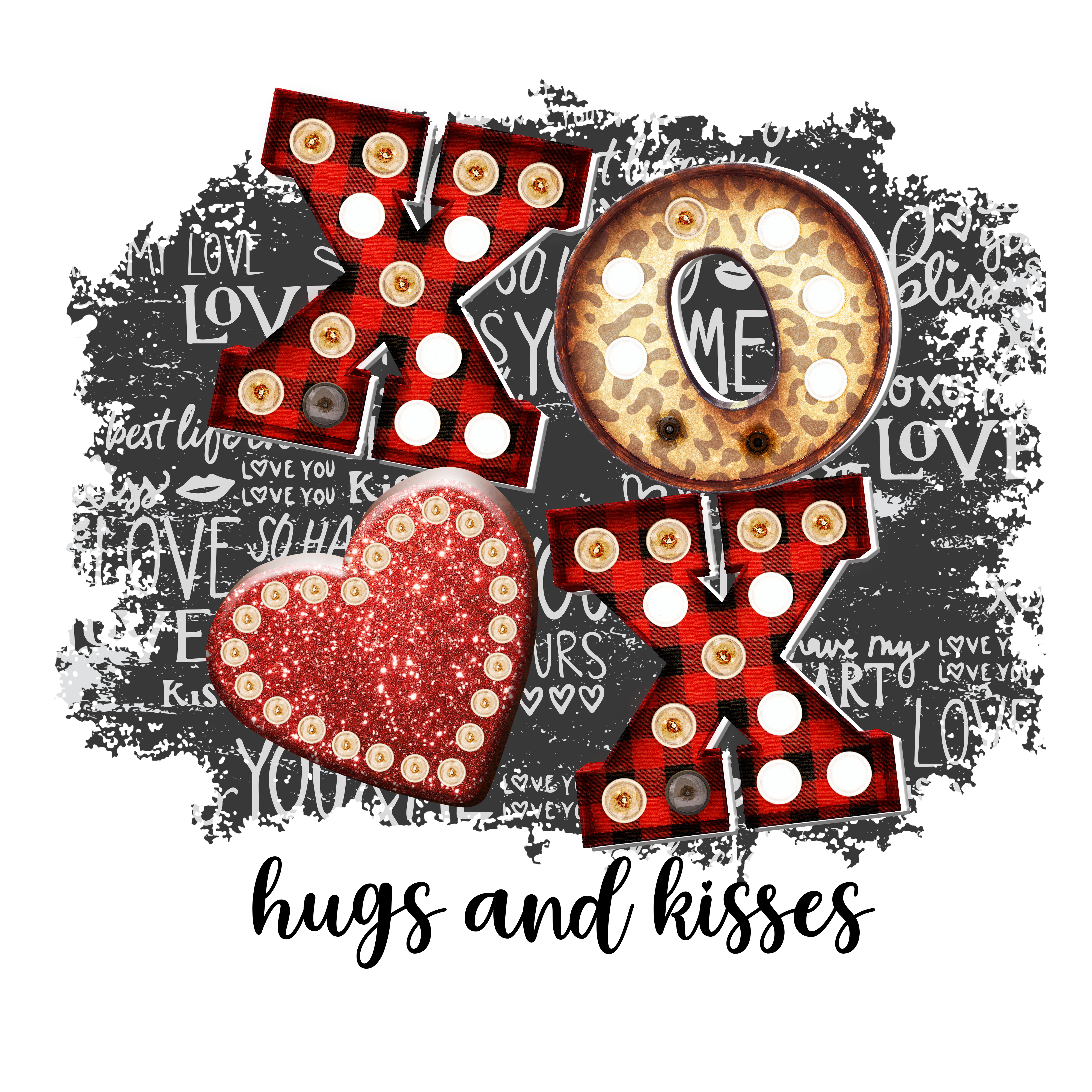 Sublimation Prints - XOXO - The Vinyl Haus Main image