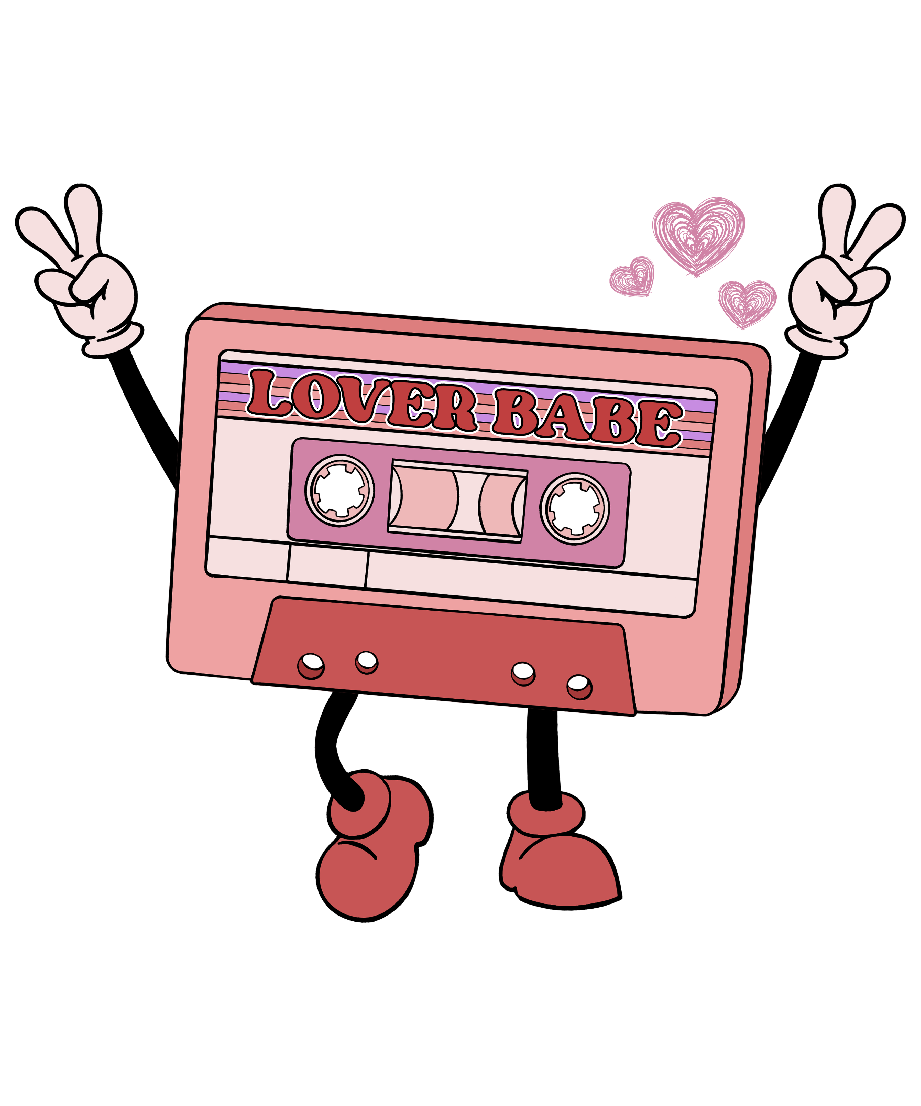 Sublimation Prints - Lover Babe Tape - The Vinyl Haus Main image