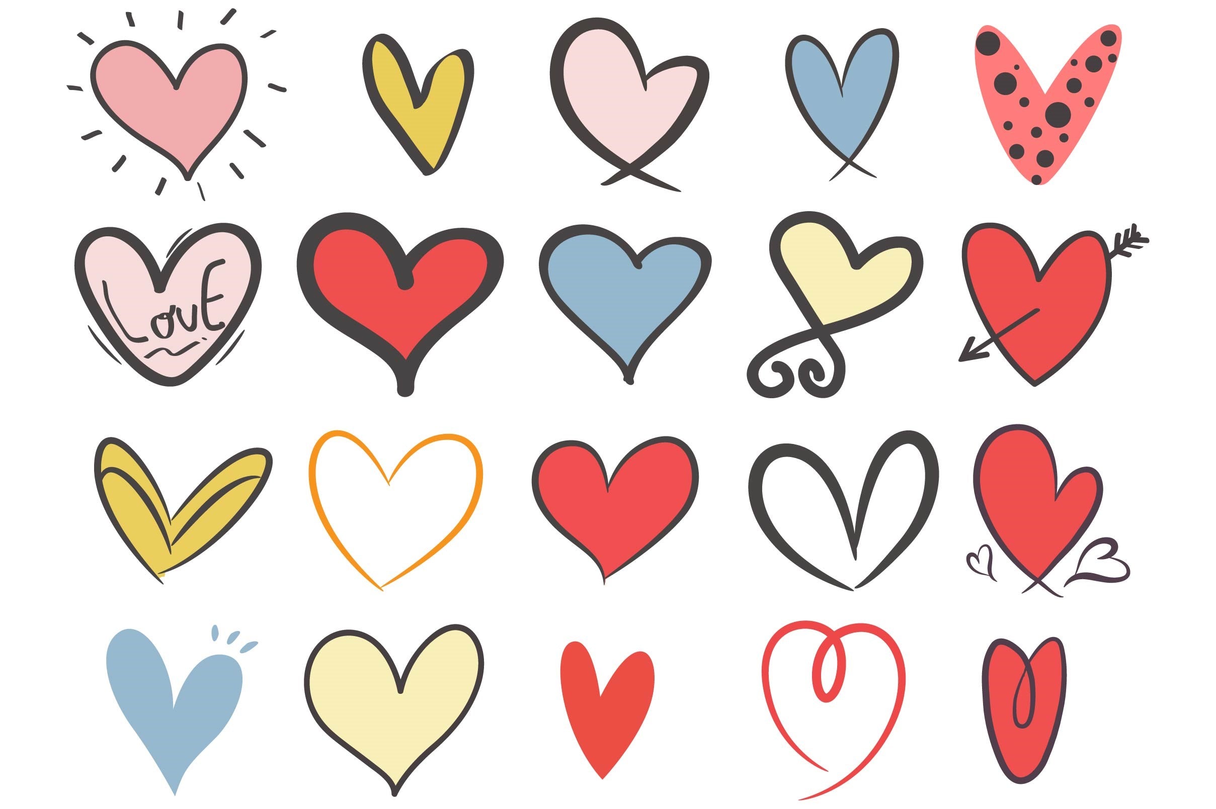 Sublimation Prints - Heart Collage - The Vinyl Haus Main image