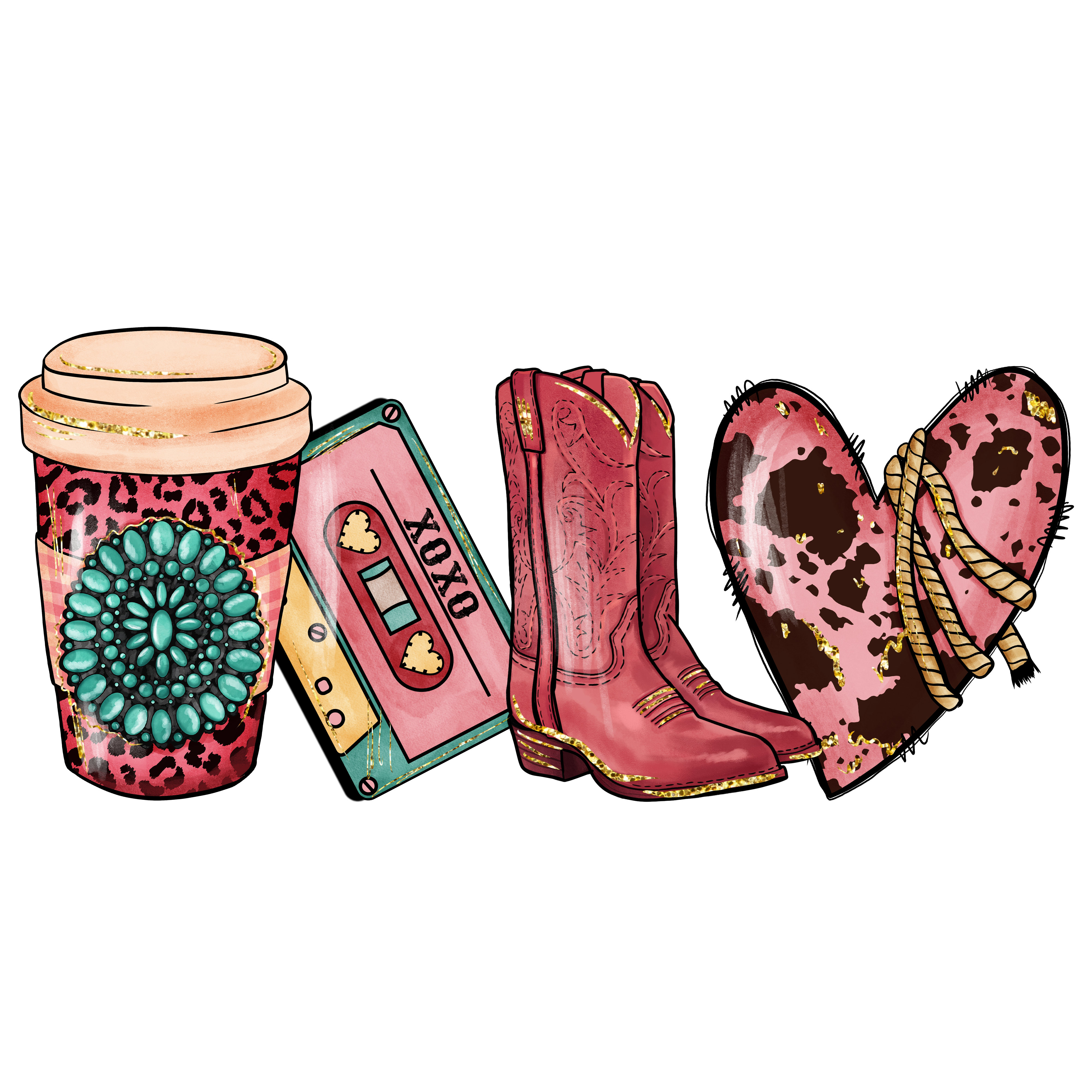 Sublimation Prints - Western Valentine - The Vinyl Haus Main image