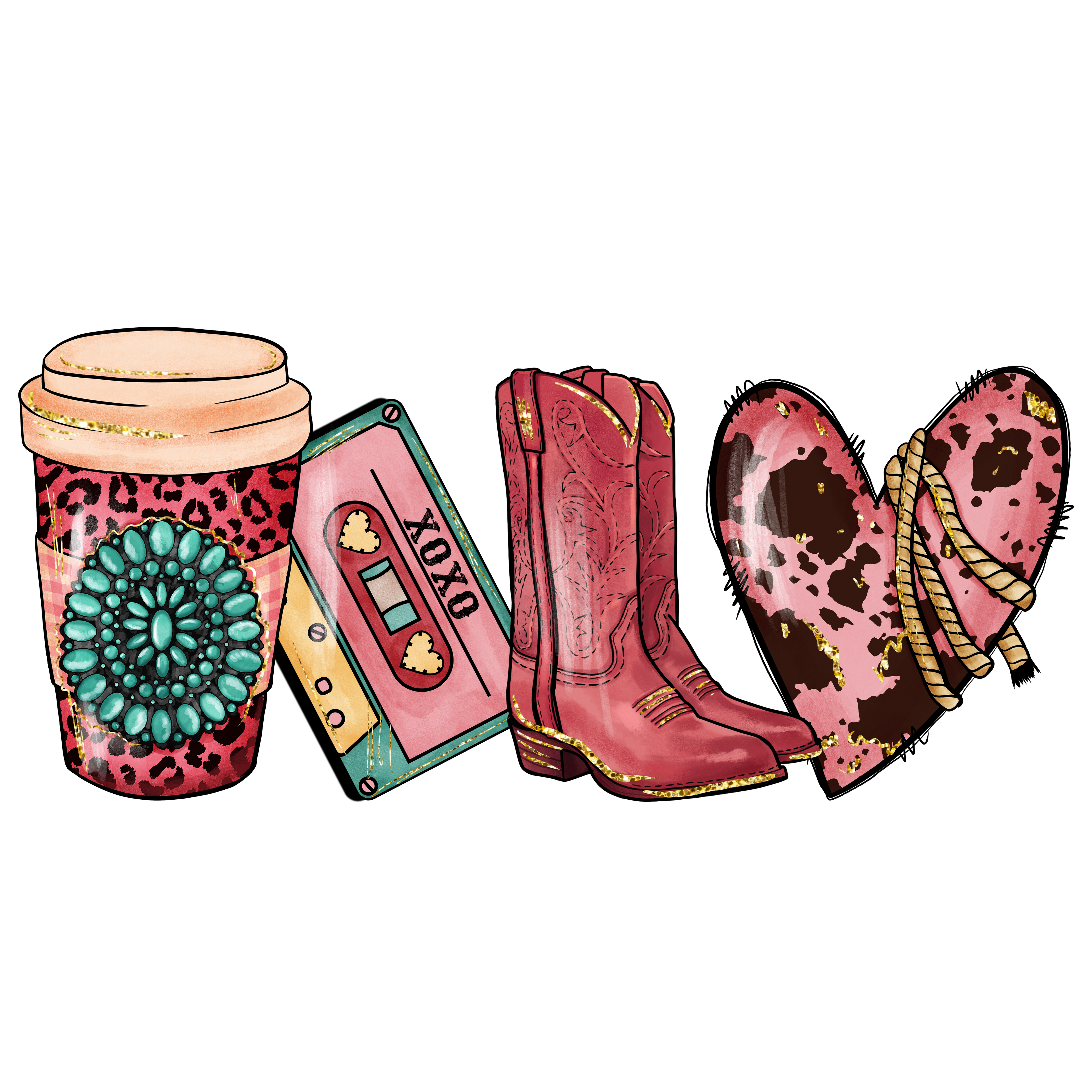 Sublimation Prints - Western Valentine - The Vinyl Haus