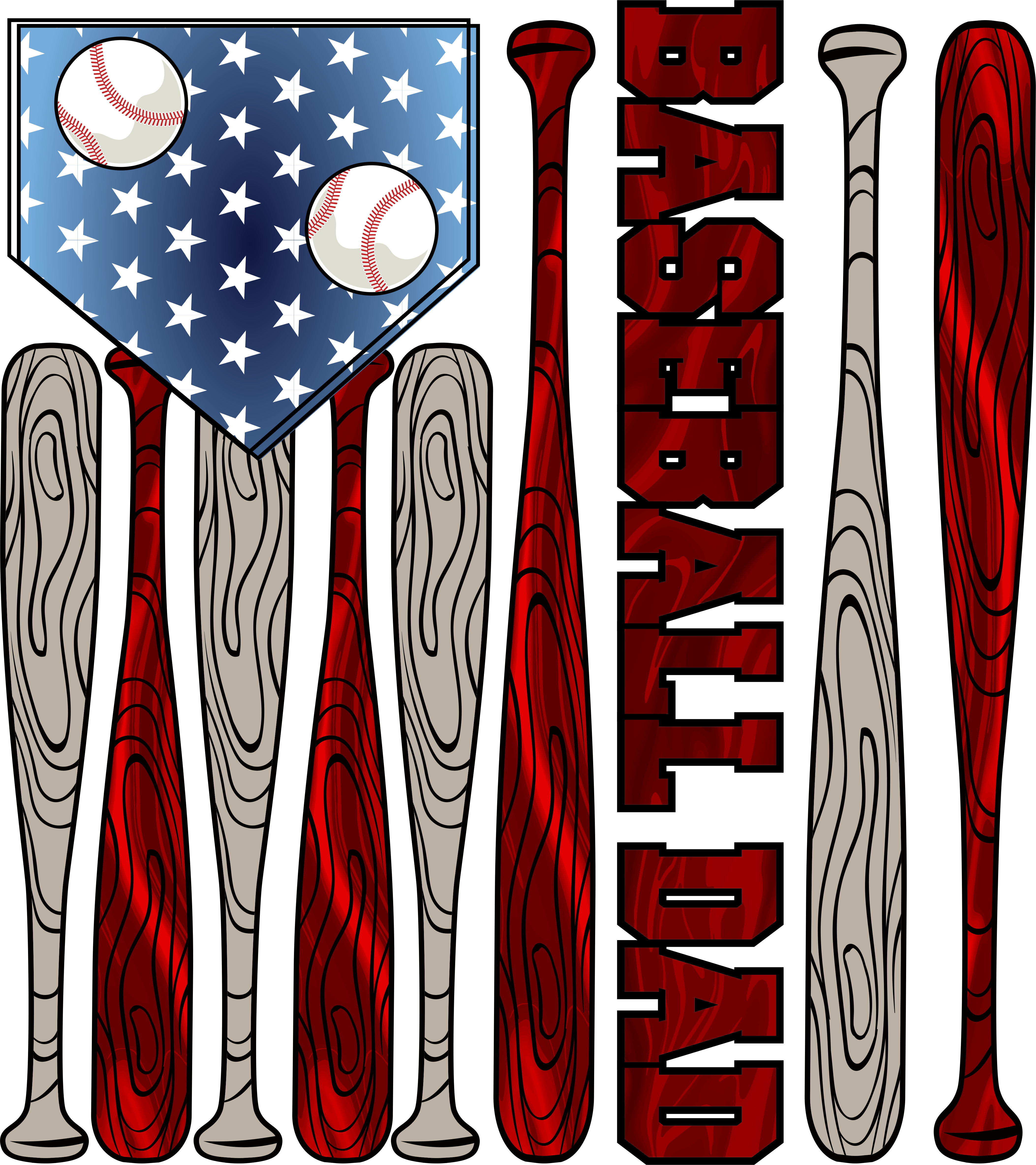 Sublimation Prints - Baseball Dad - The Vinyl Haus Main image