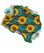 Sublimation Prints - Texas Turquoise and Sunflowers - The Vinyl Haus