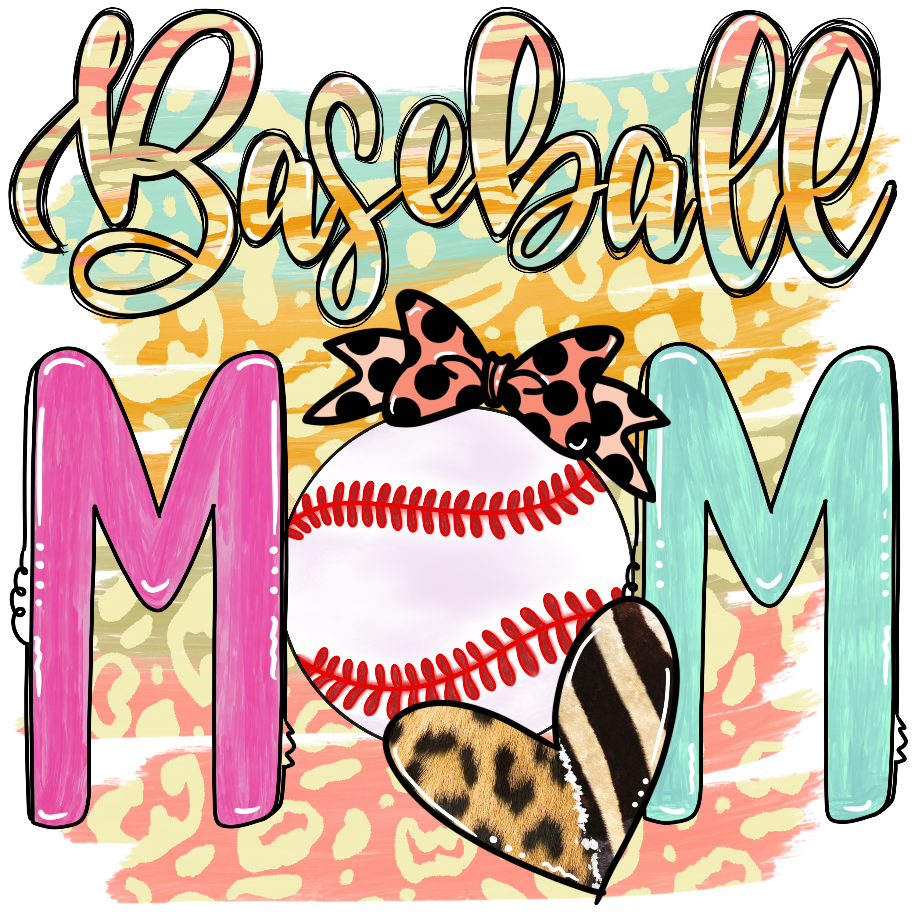 Sublimation Prints - Baseball Mom - The Vinyl Haus
