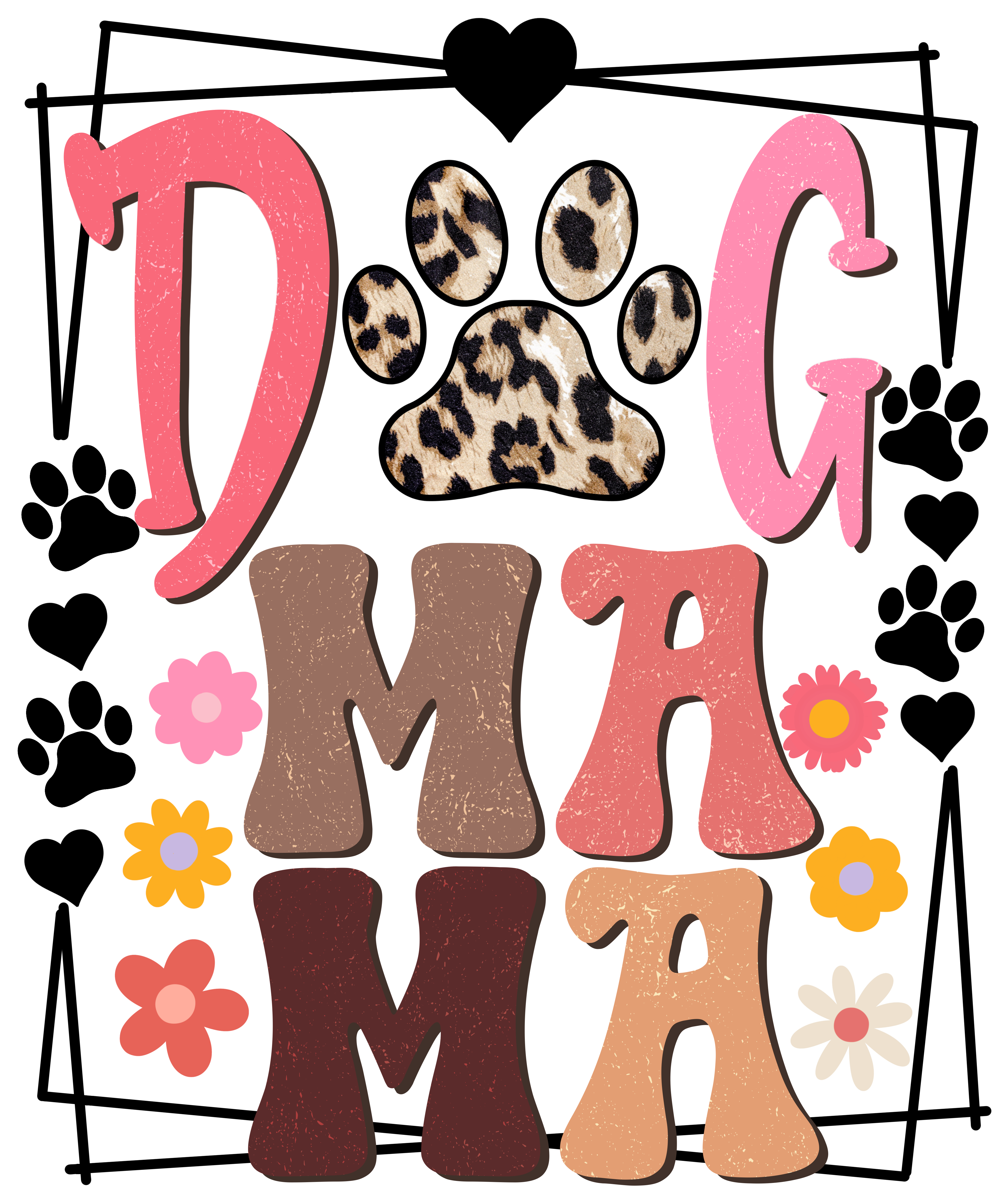 Sublimation Prints - Dog Mama - The Vinyl Haus Main image
