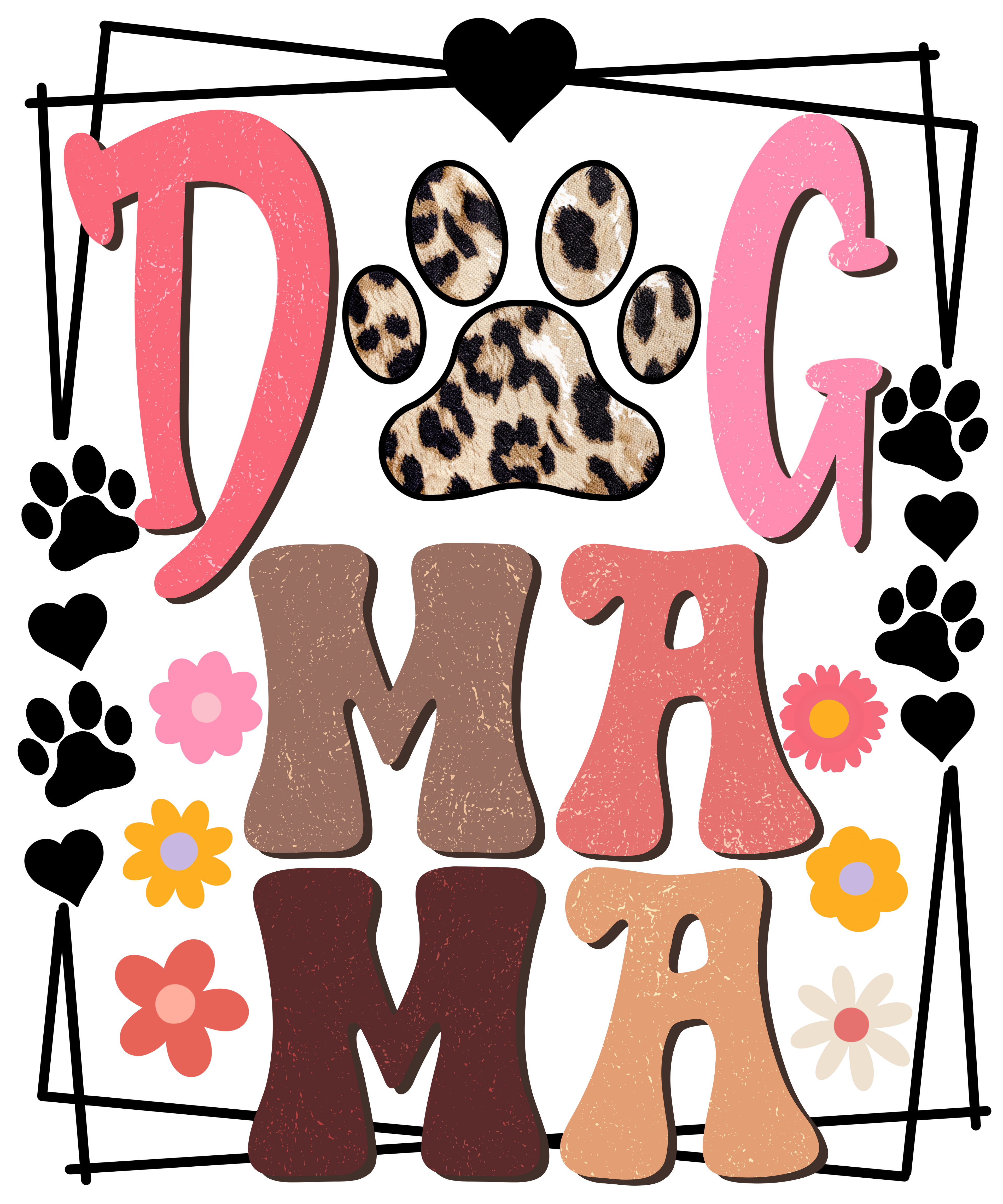 Sublimation Prints - Dog Mama - The Vinyl Haus