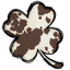 Sublimation Prints - Western Cow Print Shamrock - The Vinyl Haus