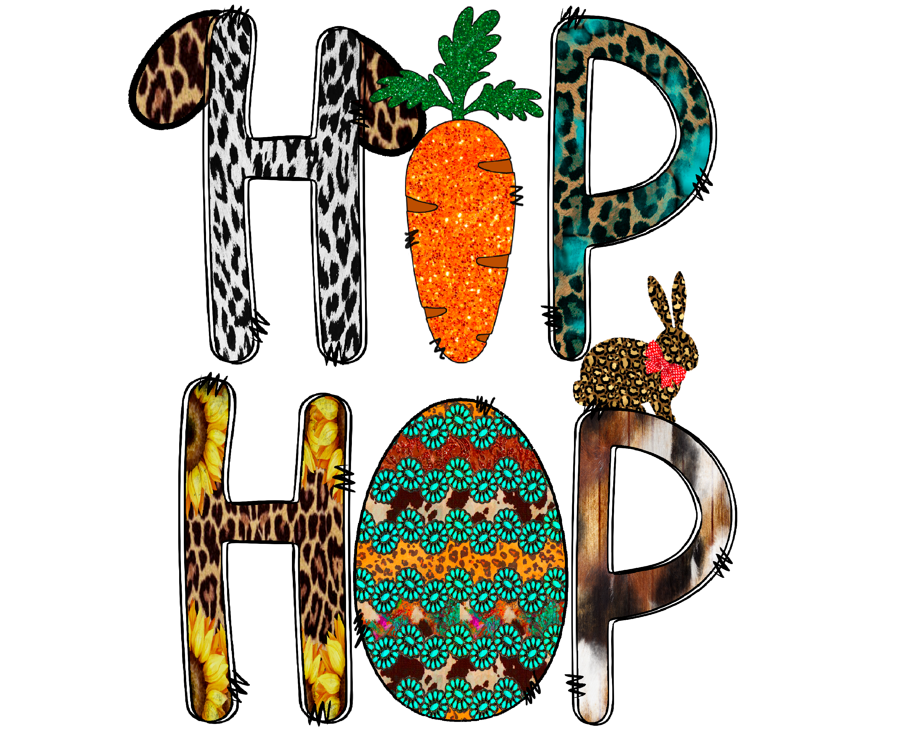 Sublimation Prints - Western Easter Hip Hop - The Vinyl Haus