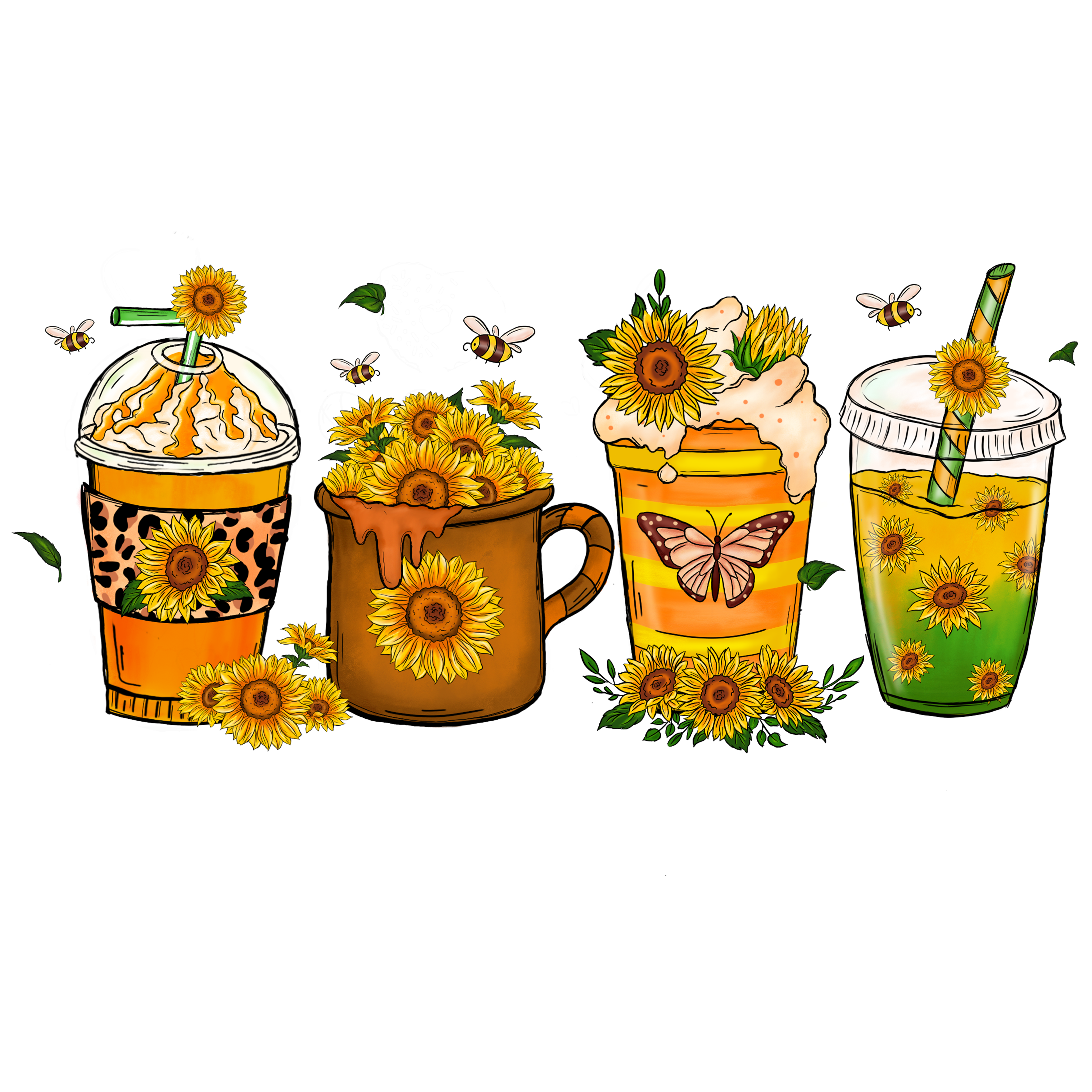 Sublimation Prints - Sunflower Coffees - The Vinyl Haus Main image