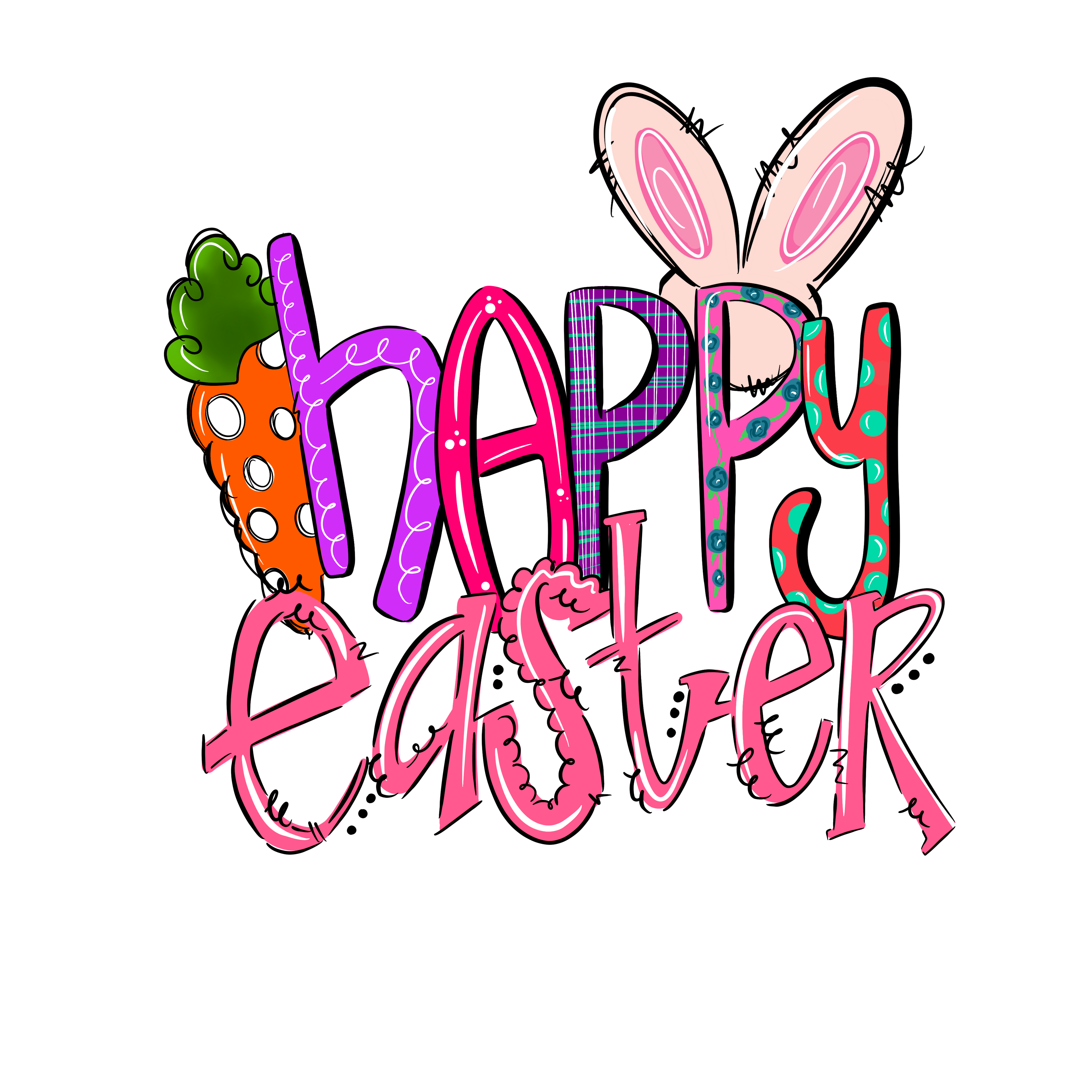 Sublimation Prints - Happy Easter - The Vinyl Haus