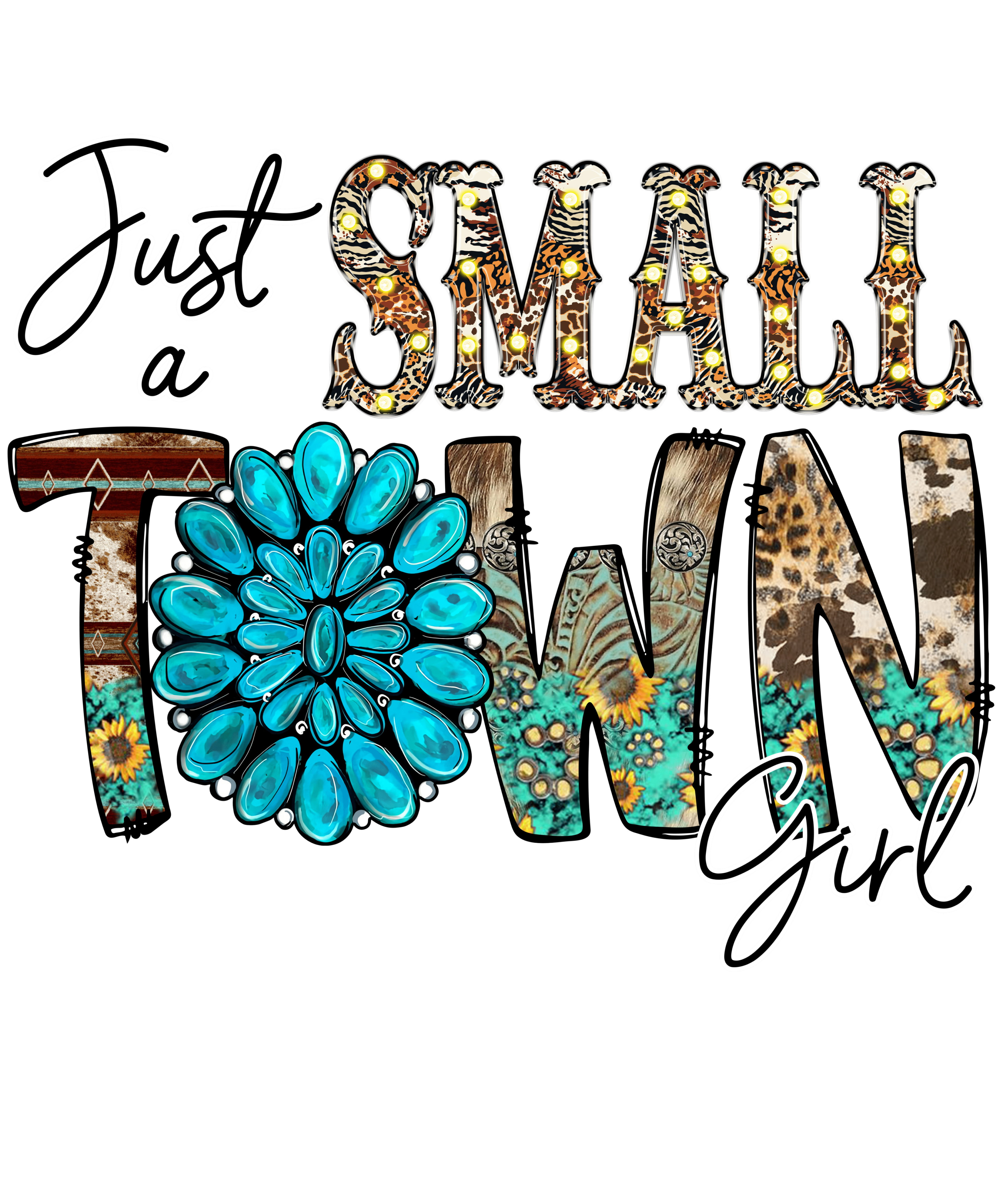 Sublimation Prints - Just a Small Town Girl - The Vinyl Haus