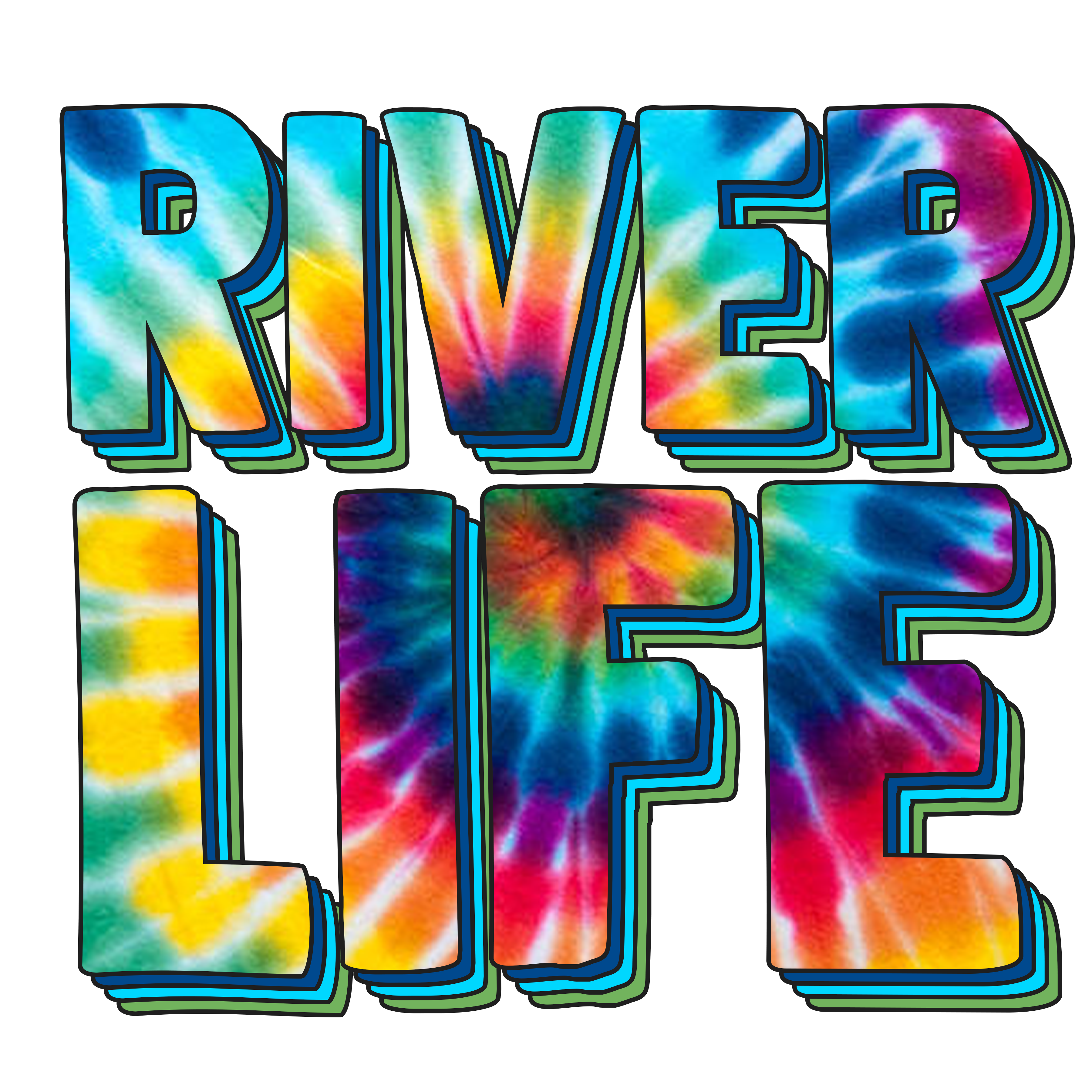 Sublimation Prints - River Life - The Vinyl Haus Main image