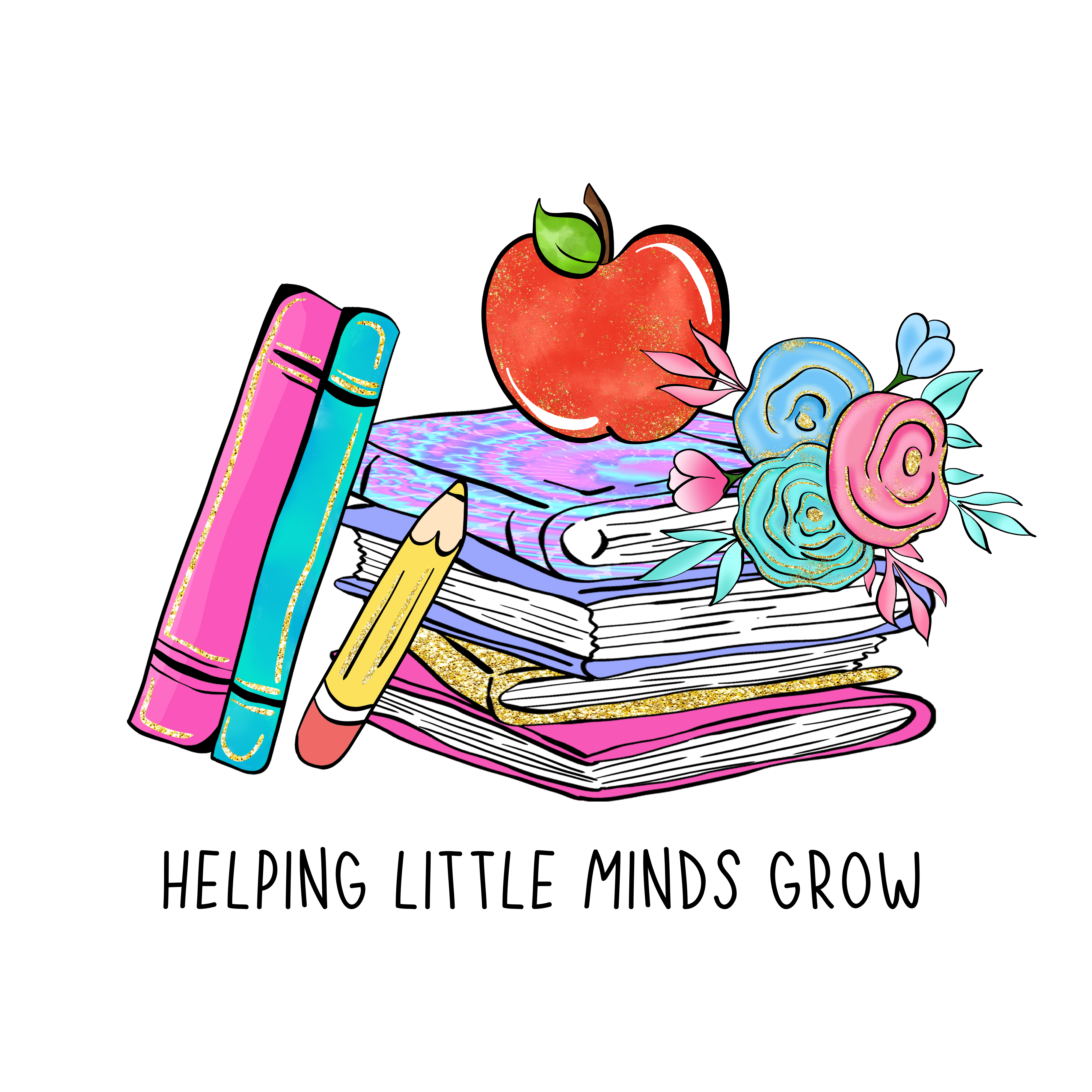 Sublimation Prints - Helping Little Minds Grow - The Vinyl Haus Main image