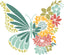 Sublimation Prints - Flower Butterfly - The Vinyl Haus