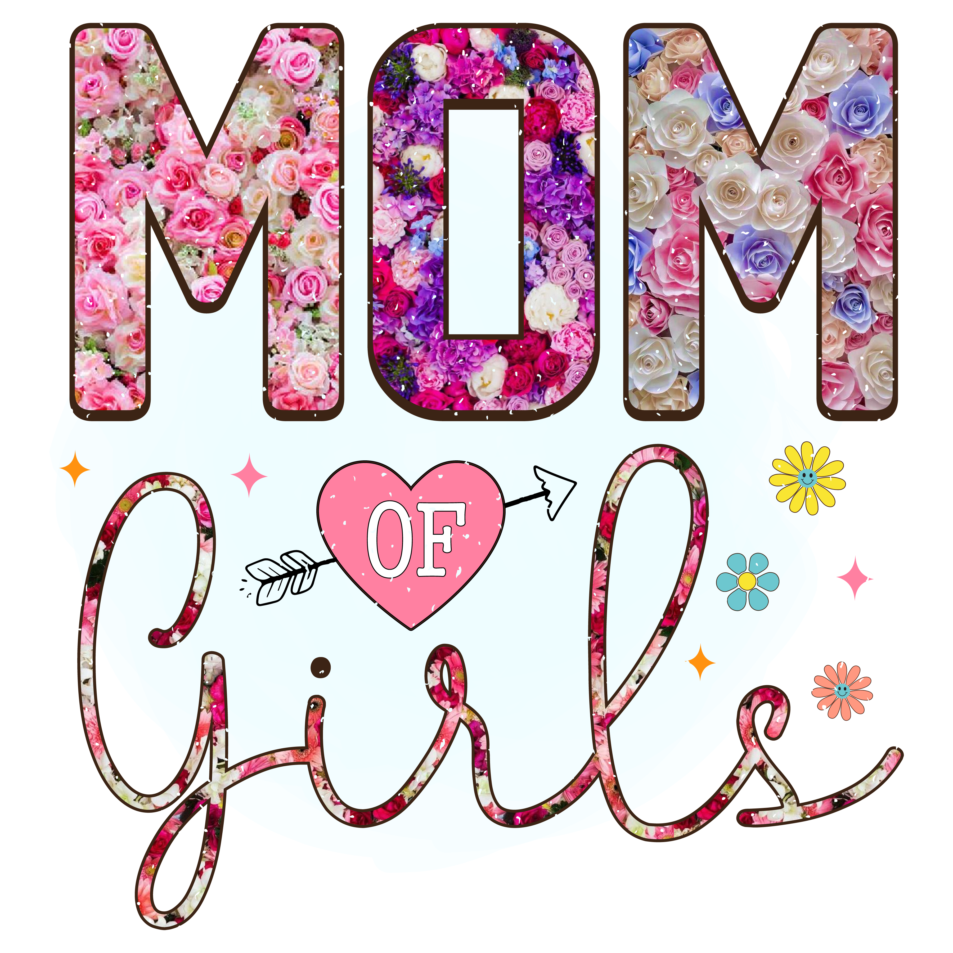 Sublimation Prints -MOM of Girls - The Vinyl Haus