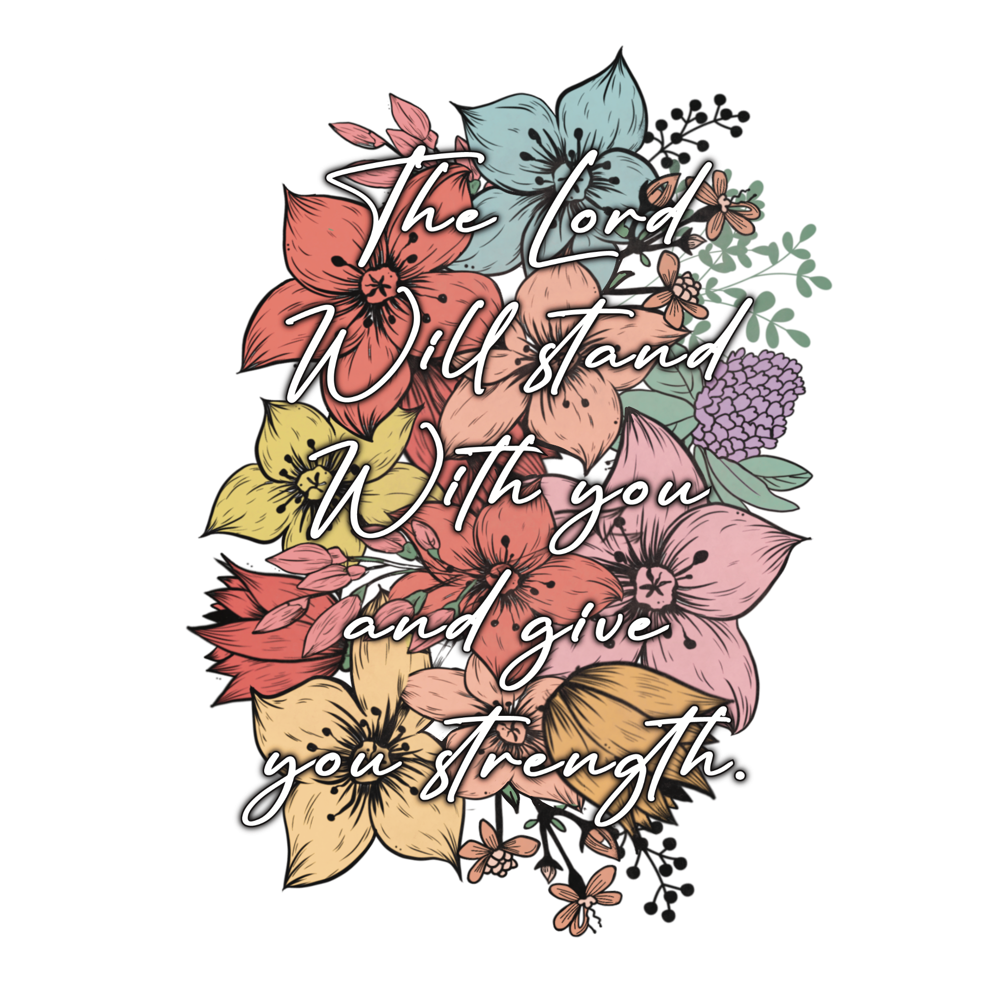 Sublimation Prints - The lord will Stand with You - The Vinyl Haus