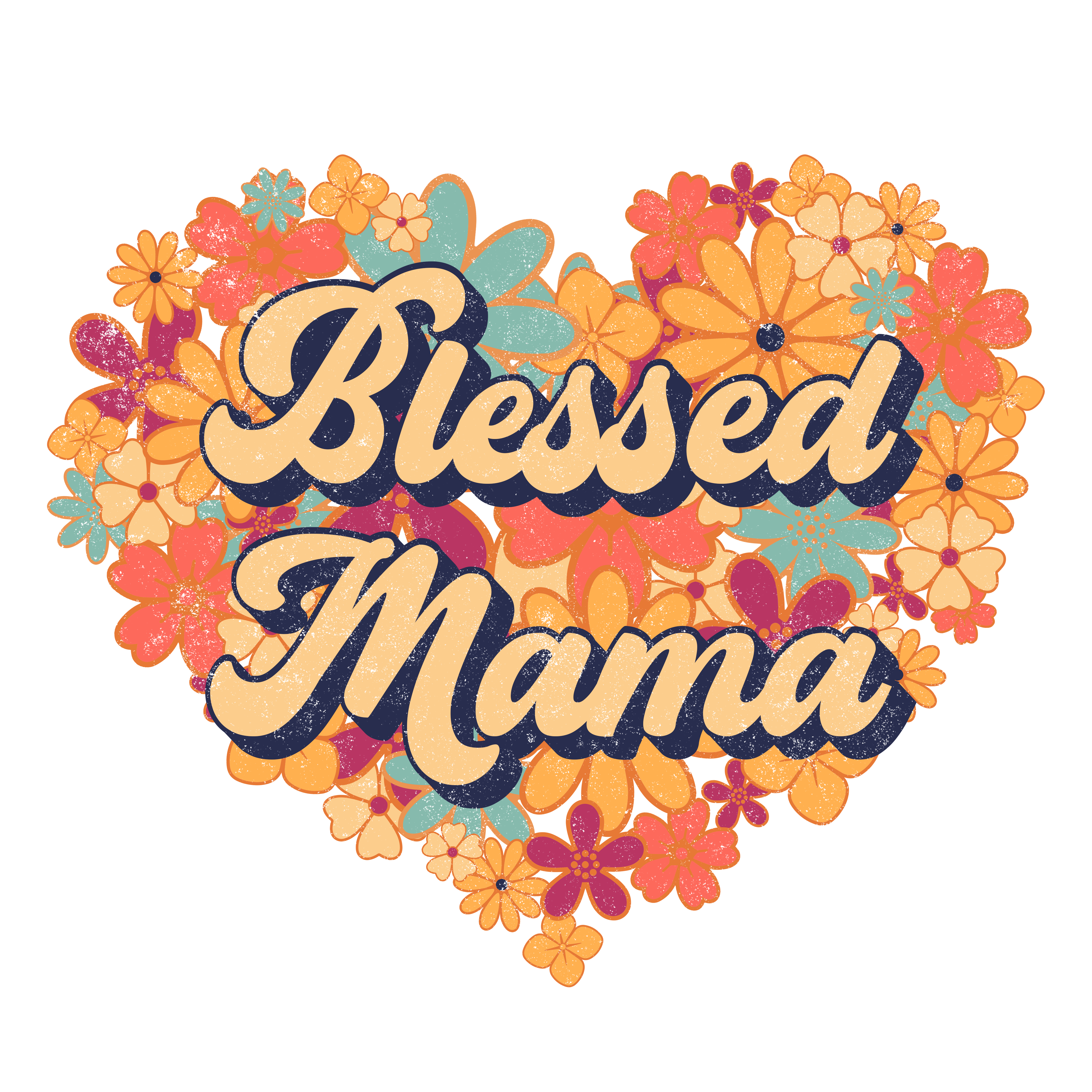 Sublimation Prints -Blessed Mama - The Vinyl Haus Main image