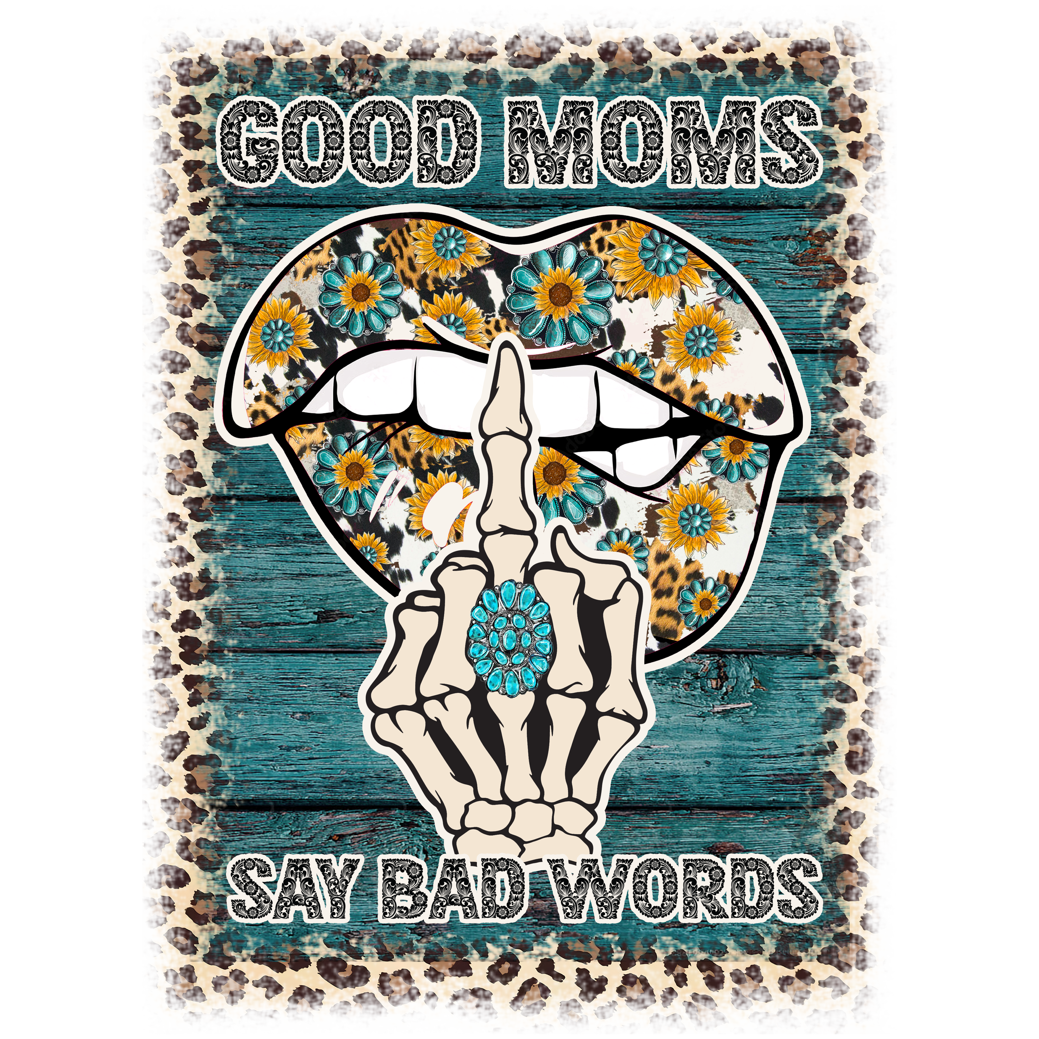 Sublimation Prints -Good Moms Say Bad Words - The Vinyl Haus Main image