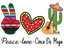 Sublimation Prints - Peace Love Cinco De Mayo - The Vinyl Haus