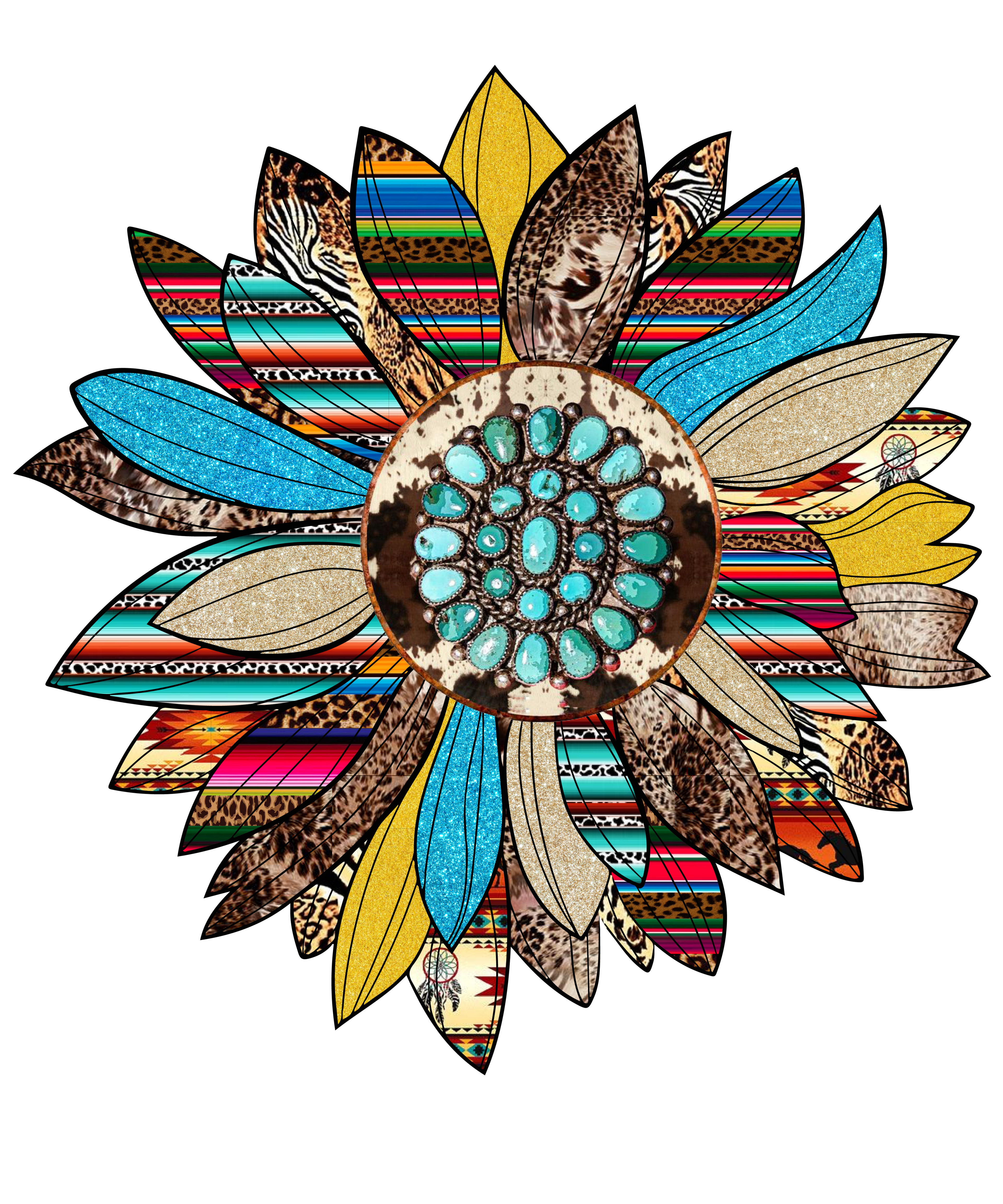 Sublimation Prints - Western Sunflower - The Vinyl Haus