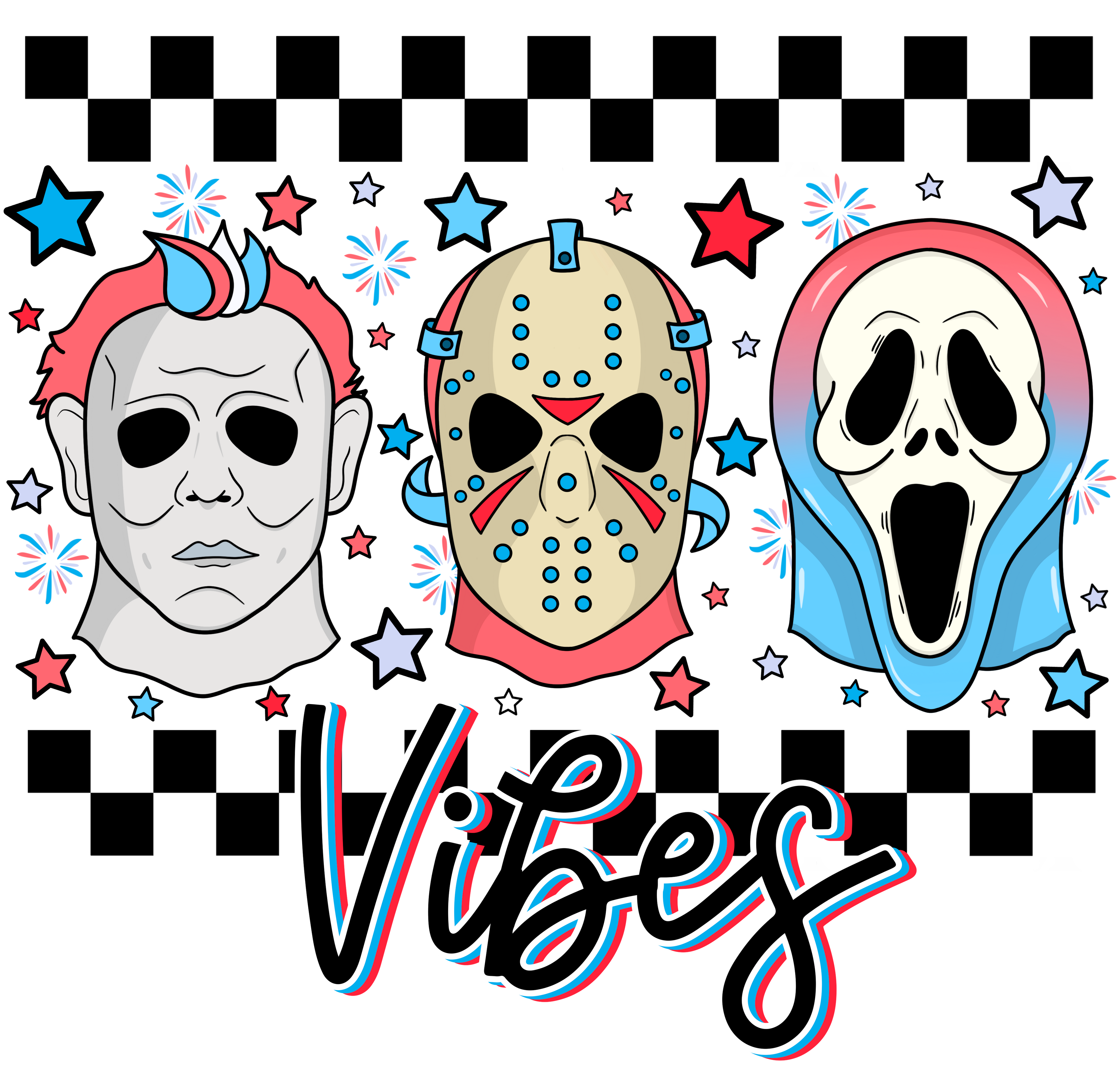 Sublimation Prints - 4th of July American Vibes - The Vinyl Haus